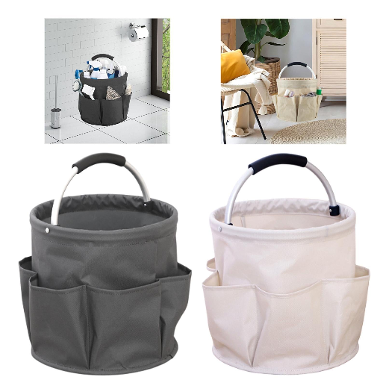 Garden Tool Bag Portable Folding Tool Organizer for Camping Travel Gardening Gray