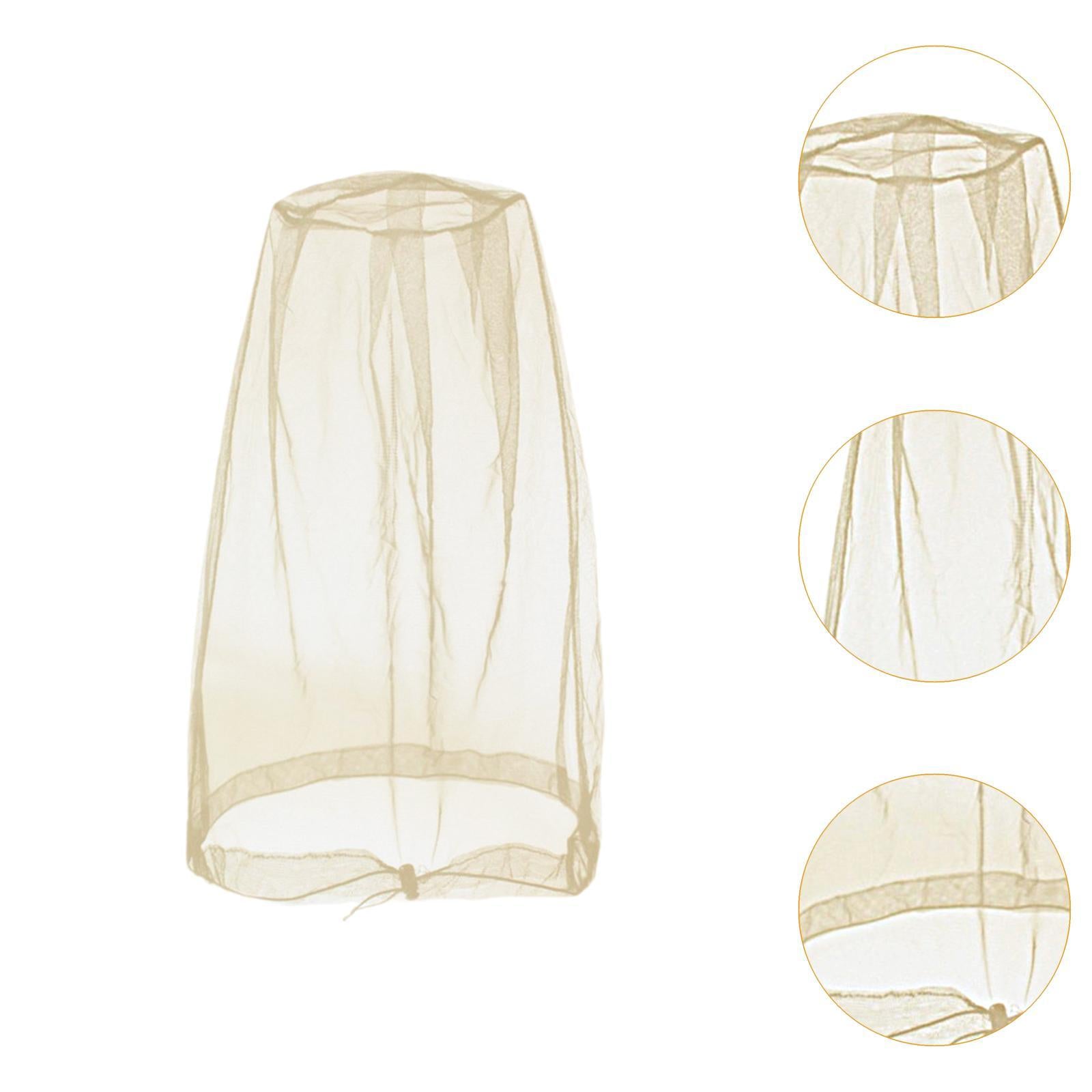 Head Net Sunhat Head Protecting Net for Outdoor Activities Camping Adventure Beige