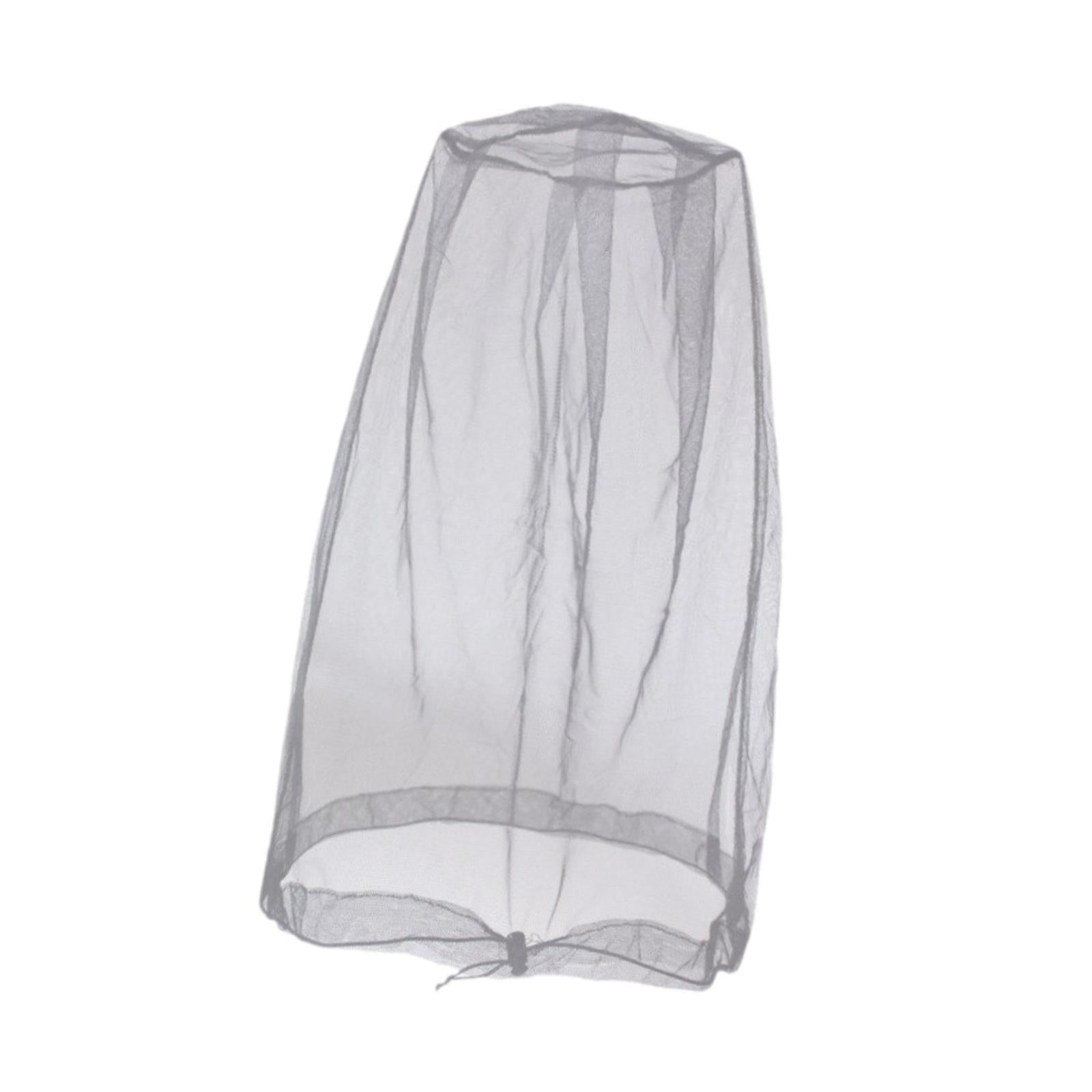 Head Net Sunhat Head Protecting Net for Outdoor Activities Camping Adventure gray