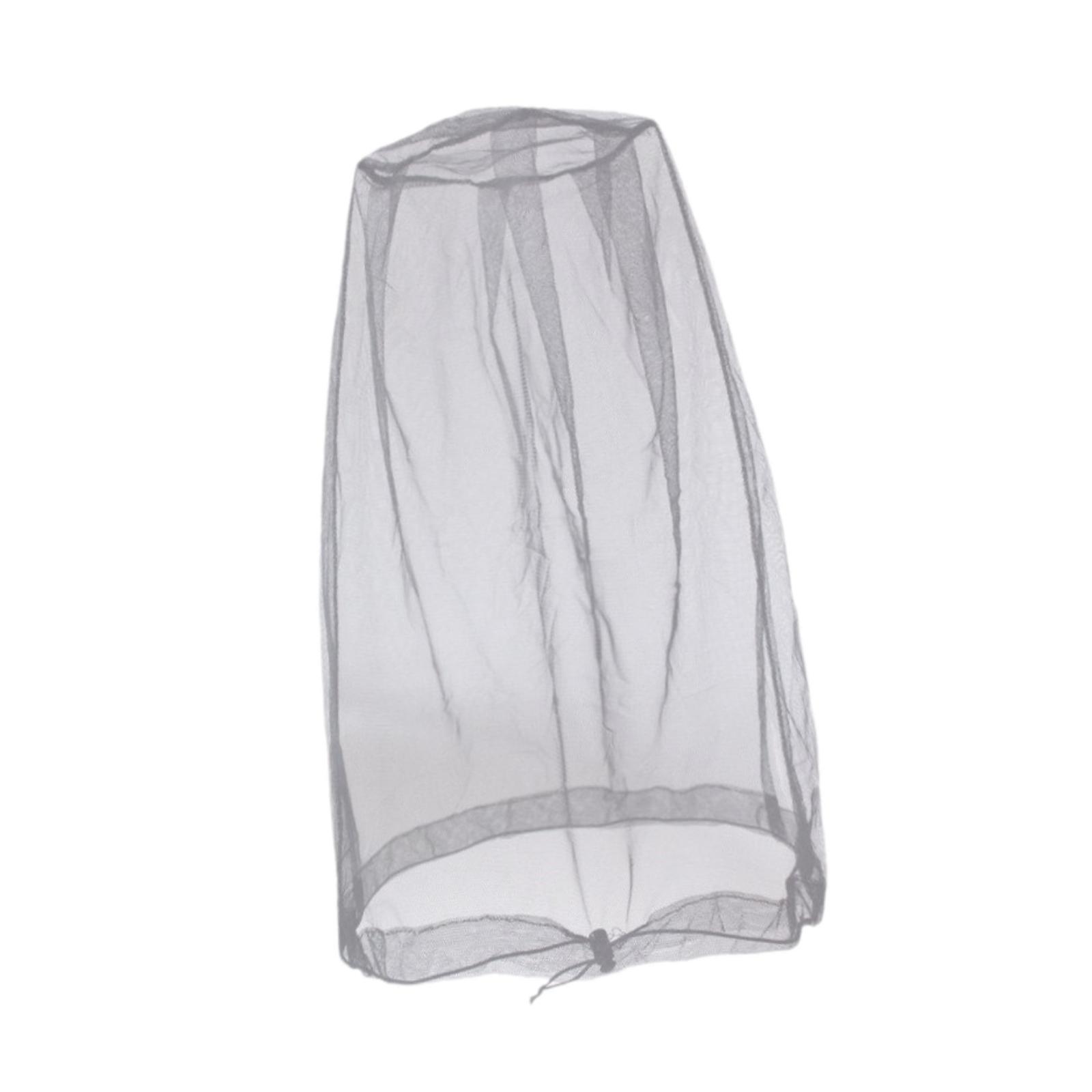 Head Net Sunhat Head Protecting Net for Outdoor Activities Camping Adventure gray
