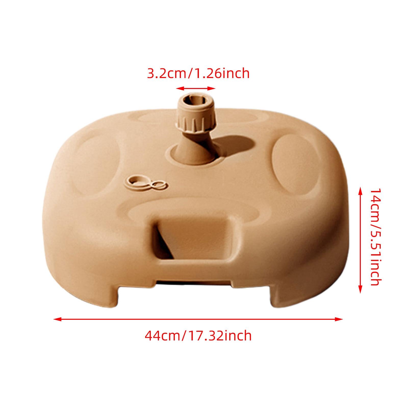 Patio Umbrella Stand Base Replacement Water Filled for Backyard Outside Deck