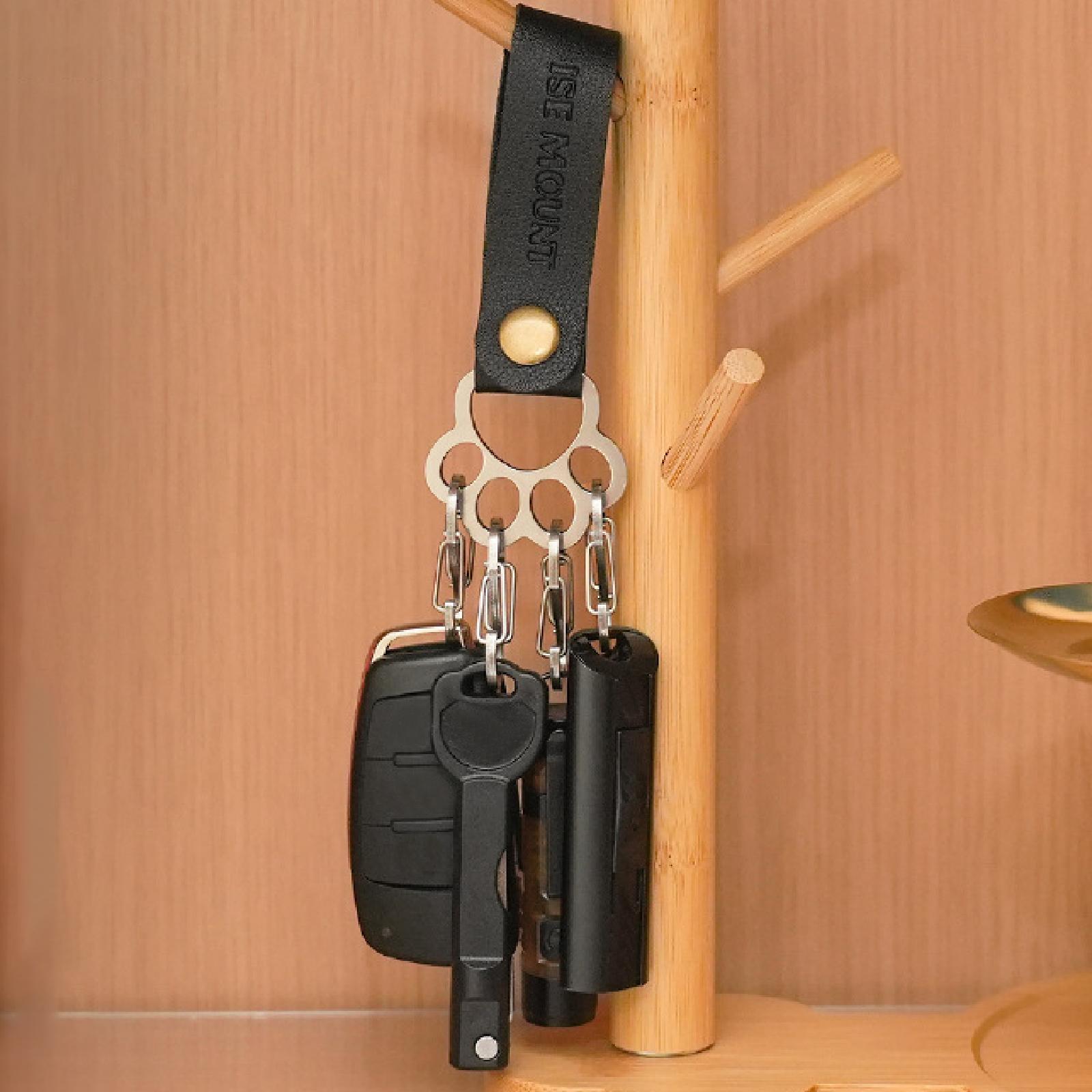 Stainless Steel Keychain Cat Claw Design Accessory Hiking Detachable S Hooks