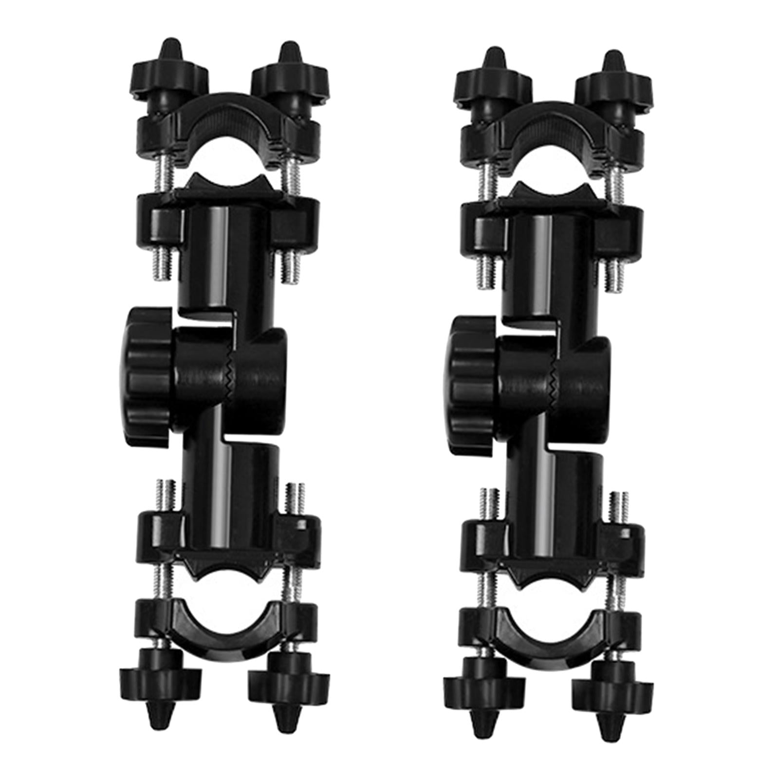 Umbrella Stand Holder Clips Camping Carts Patio Sunshade Rotating Clamps