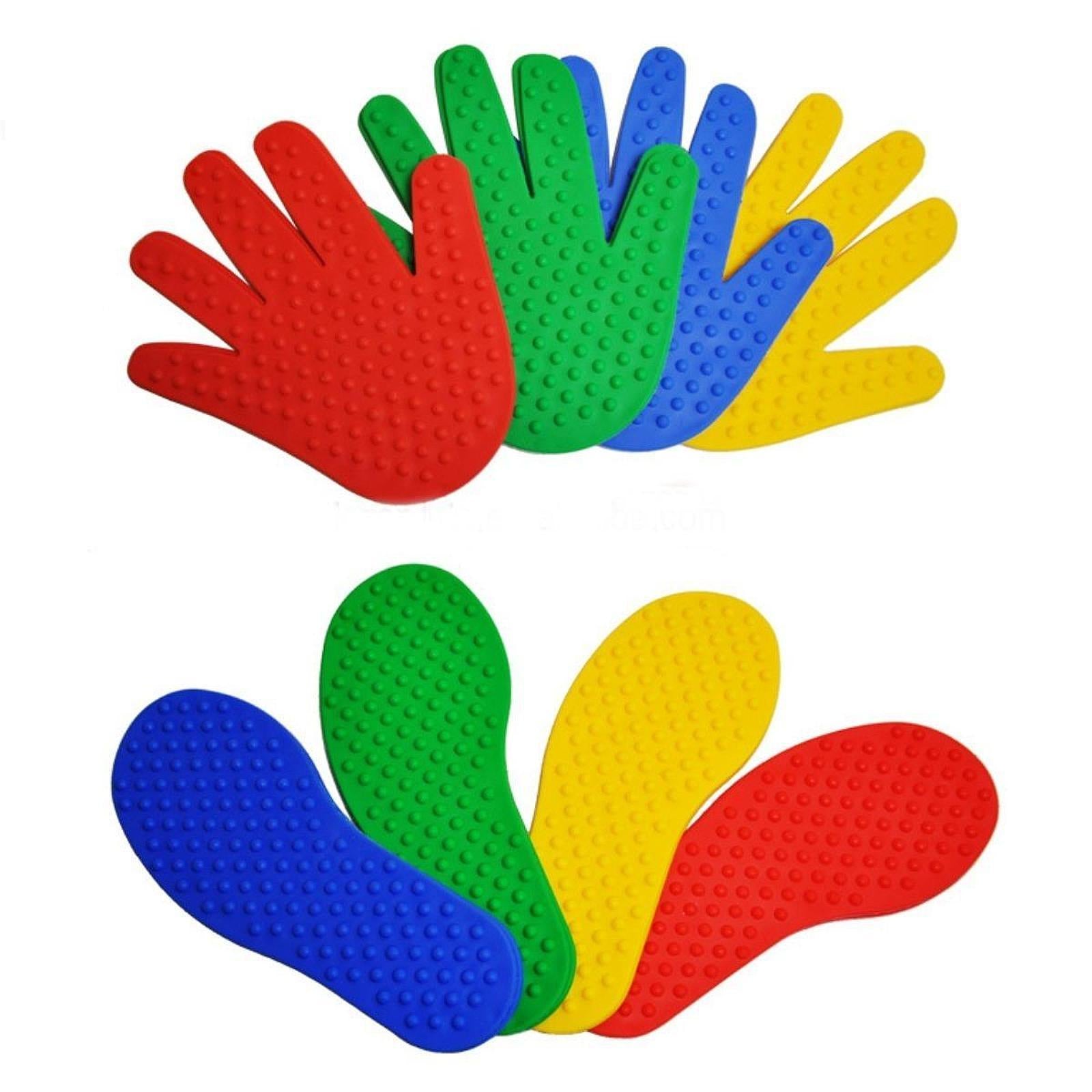 Carpet Markers Learning Children Tactile Balance Mats for Home School Balance 5 Pair and 5 Pair