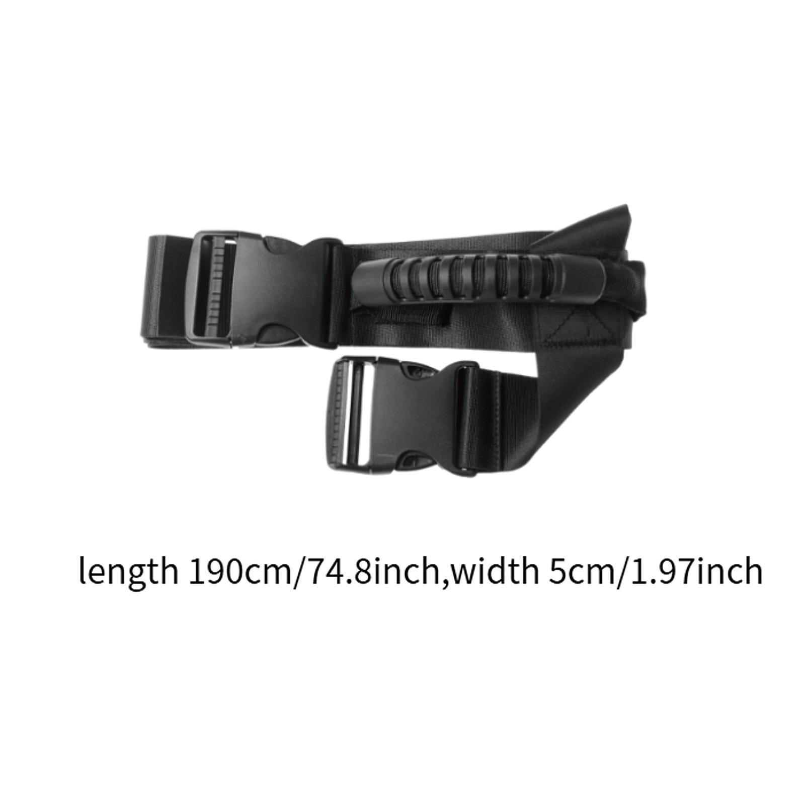 Cross Style Carry Strap Securing Straps for Groceries Heavy Objects Home Use Black