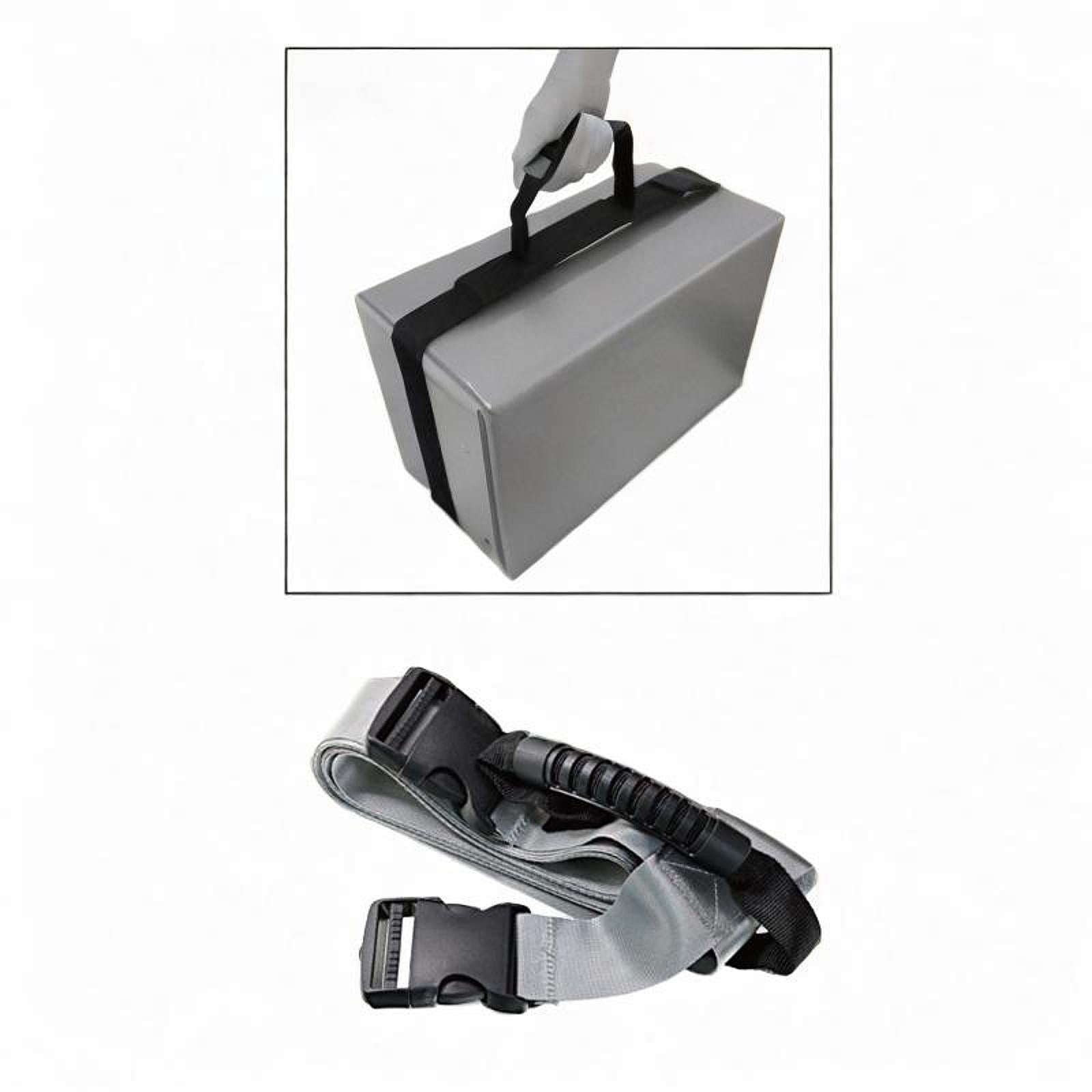 Cross Style Carry Strap Securing Straps for Groceries Heavy Objects Home Use Gray