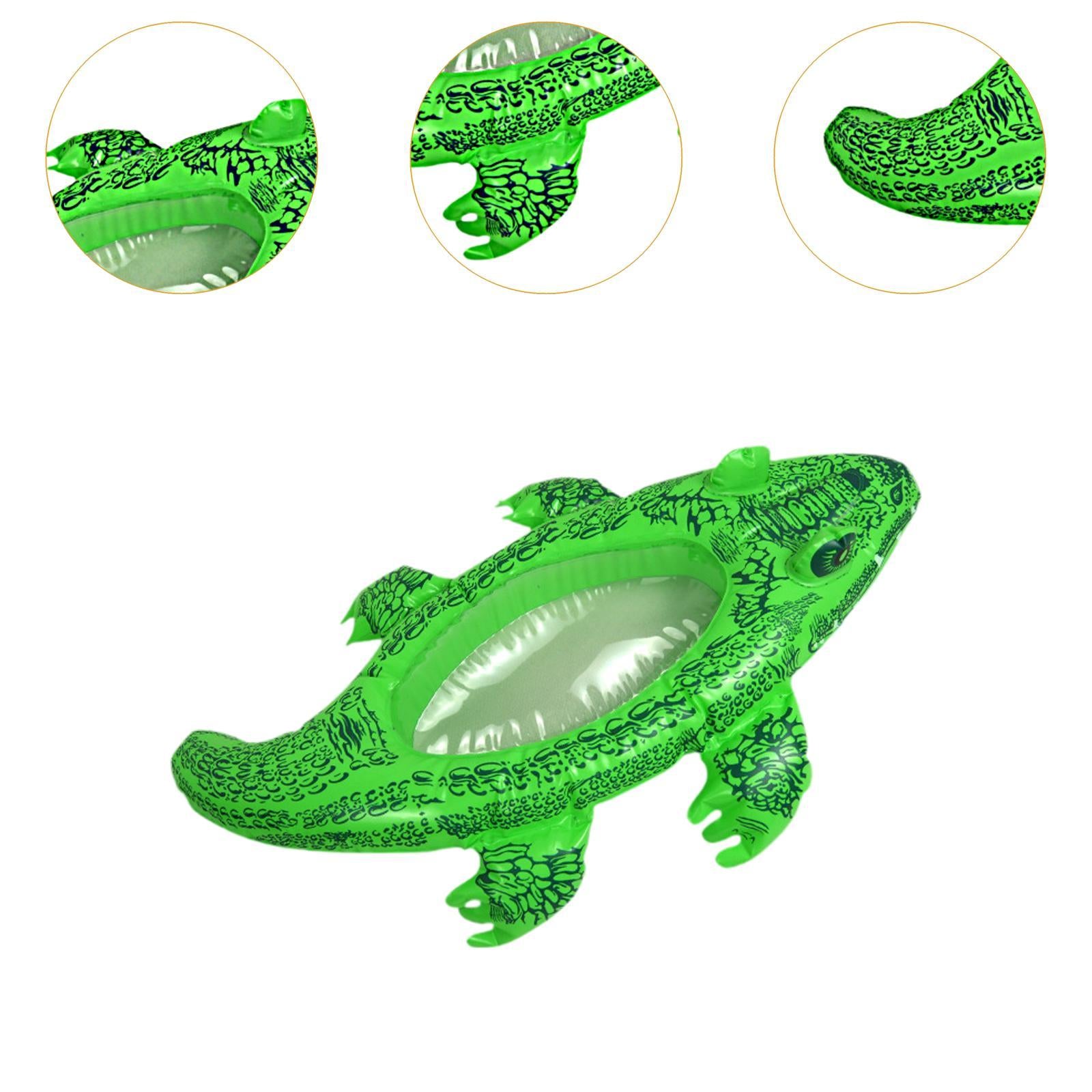 Inflatable Kids Pool Floats Funny Inflatable Swimming Pool for Yard Crocodile