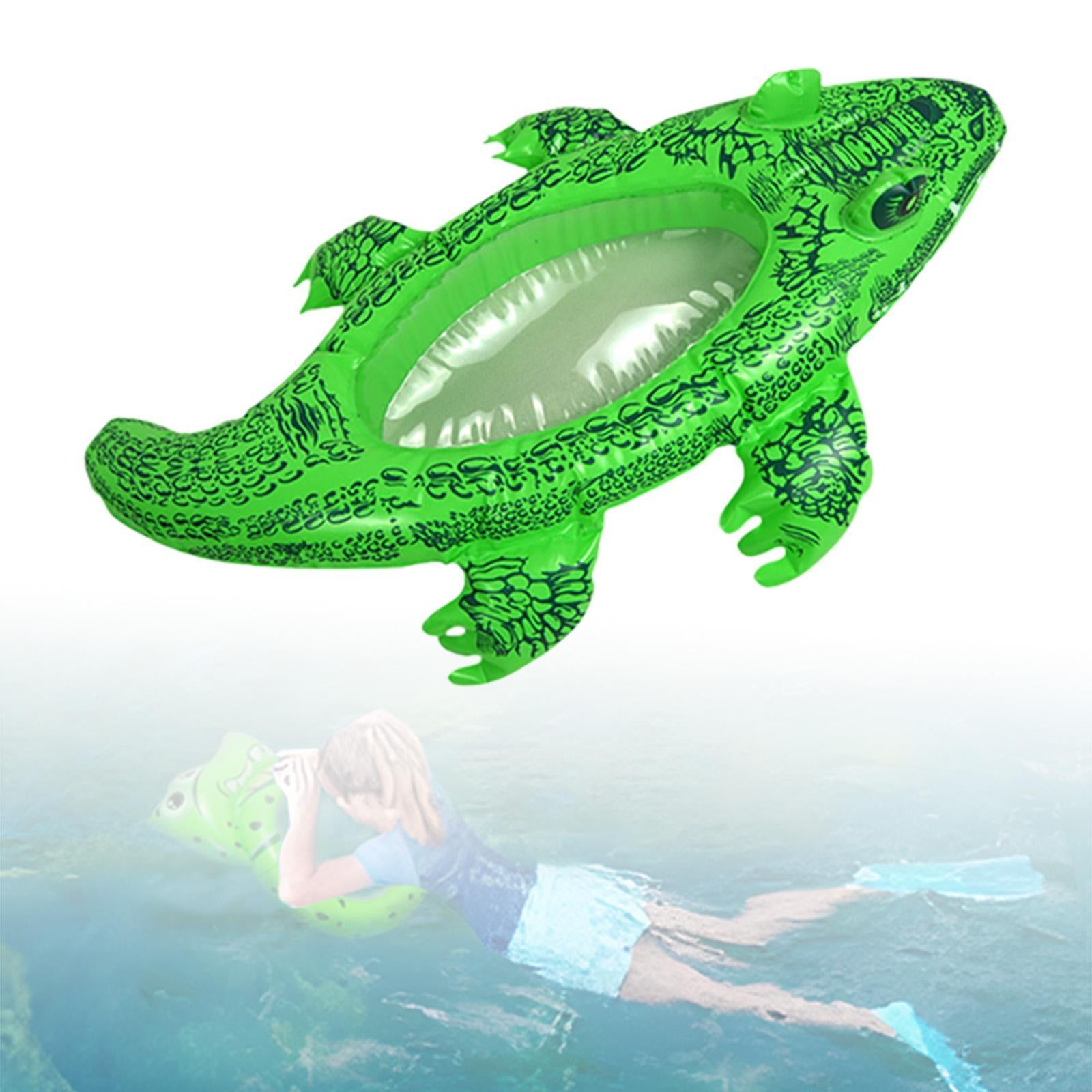 Inflatable Kids Pool Floats Funny Inflatable Swimming Pool for Yard Crocodile