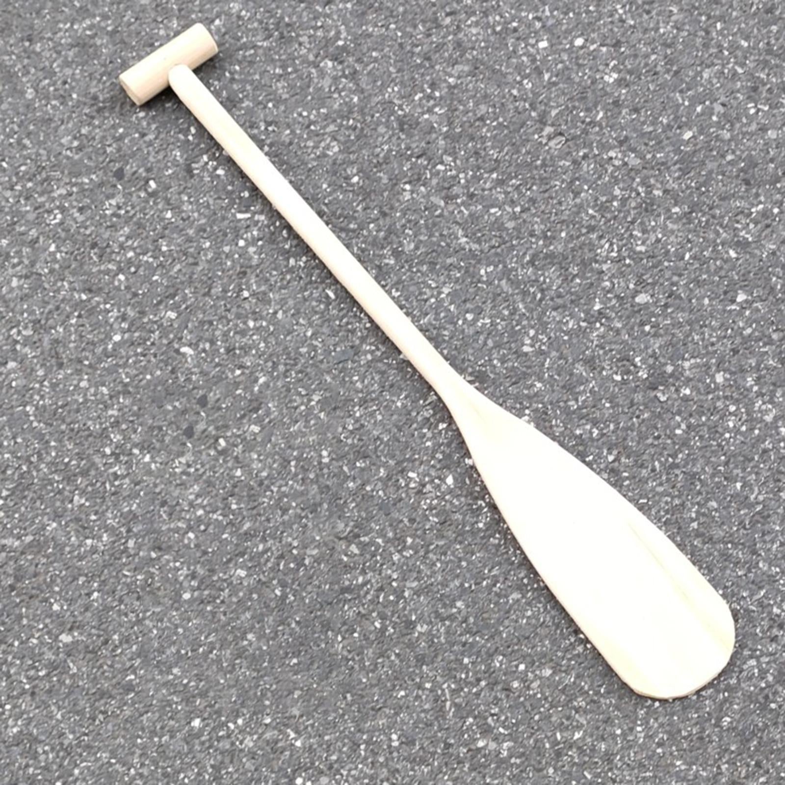 Wooden Canoe Paddle DIY Comfortable Ergonomic Grip for Water Sports Kayaking Round Tail