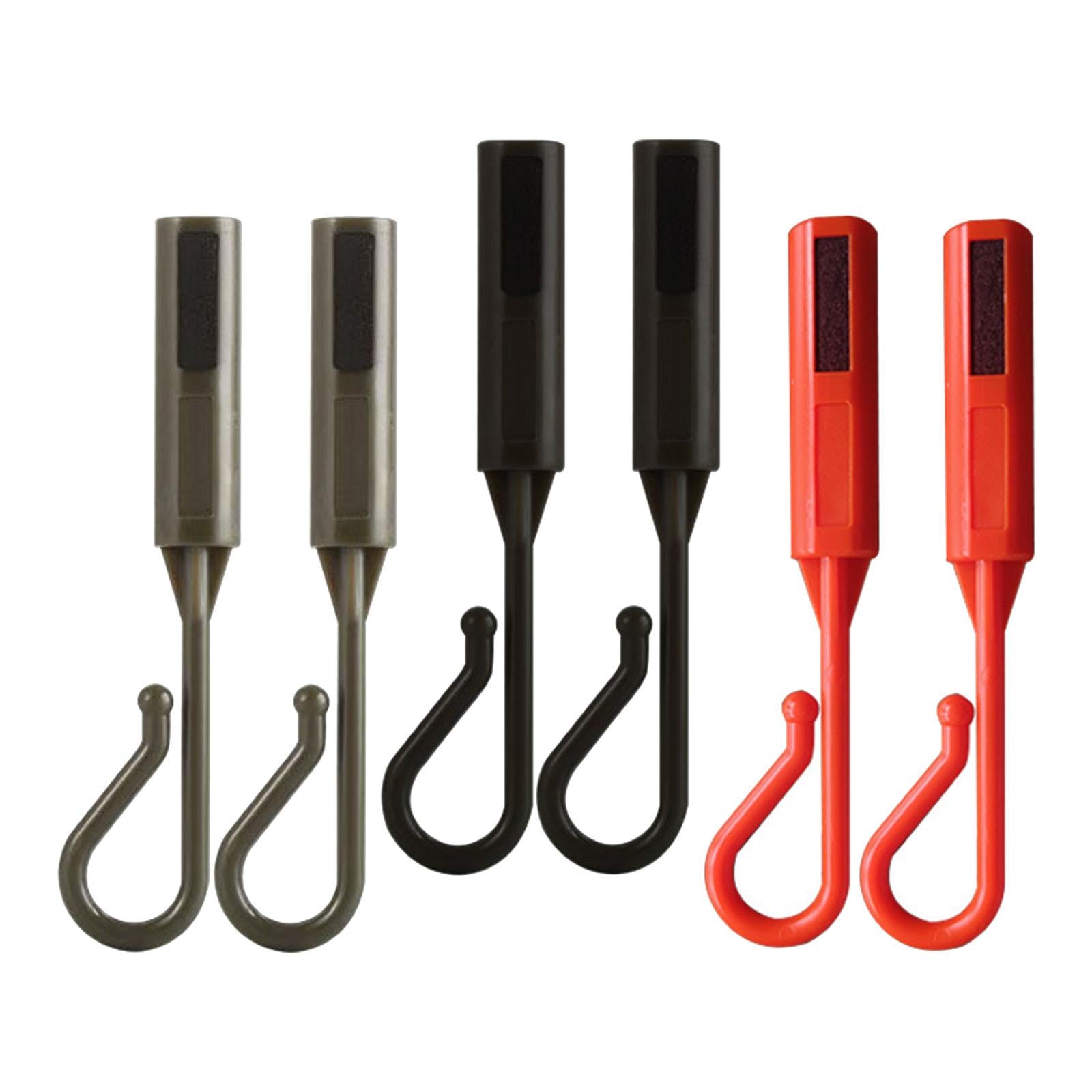 6 Pieces Hook Keeper for Fishing Rod Sturdy Professional Fishing Bait Holder multicolor