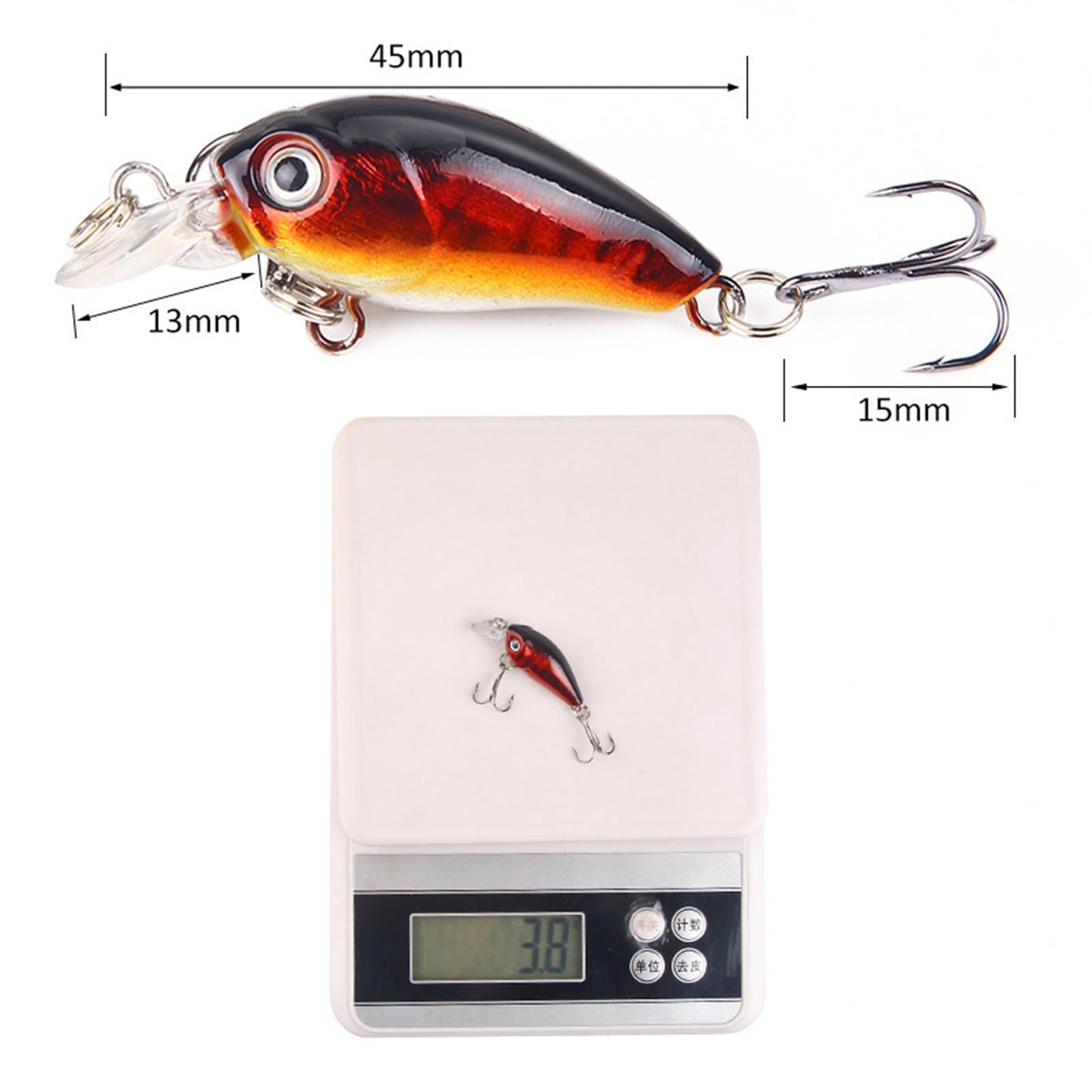 7 Pieces Fishing Lures Saltwater Freshwater with Hook for Pike Catfish Perch