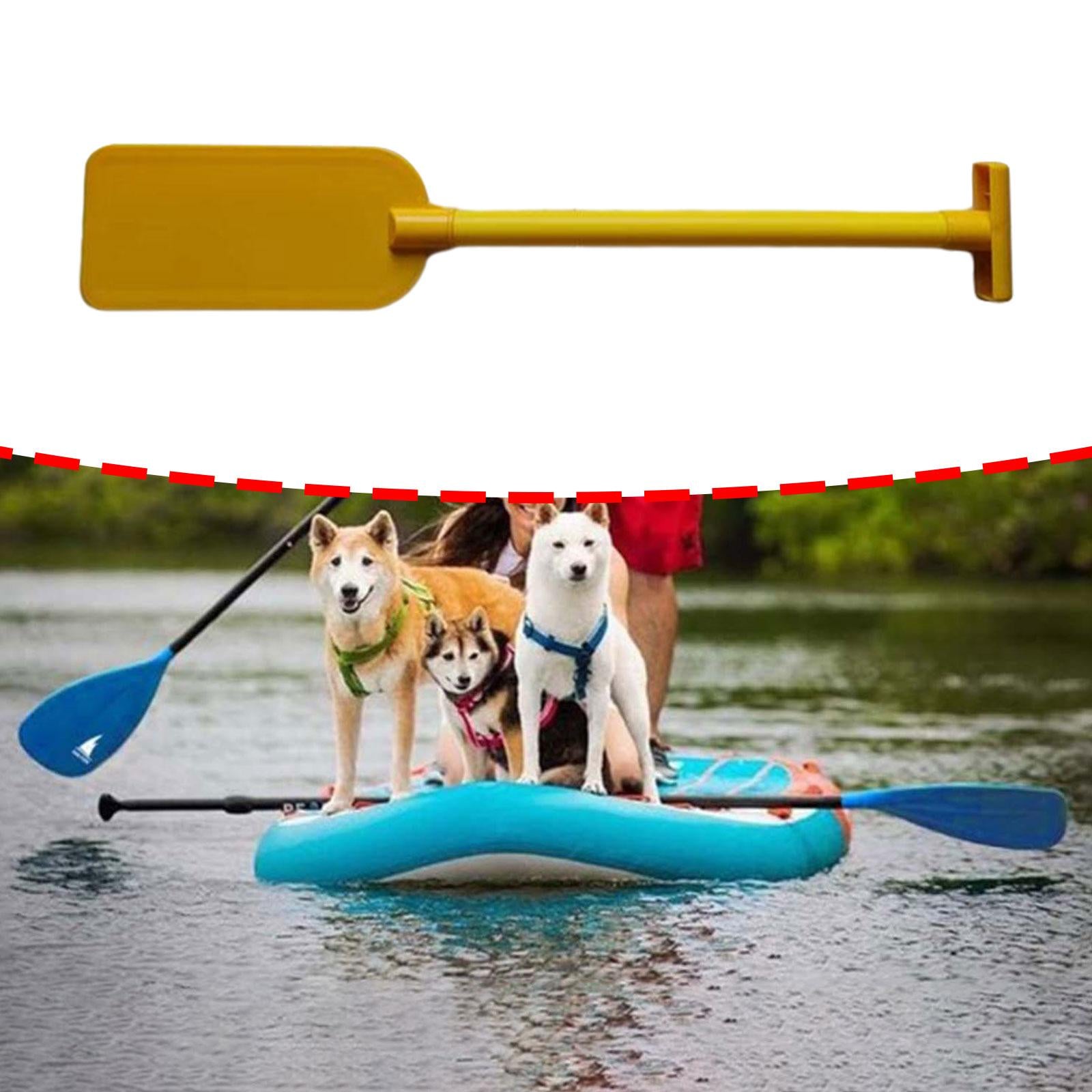 Children Kayak Paddle Prop for Race Performance Dragon Boat Festival Rafting Yellow