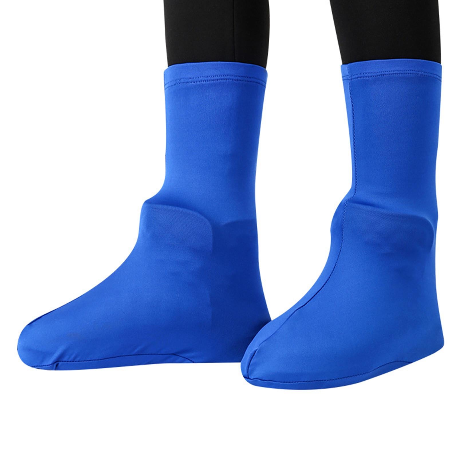 Shoes Covers Supplies Rain Snow Boots Covers for Outdoor Sports Snowy Biking Adults blue