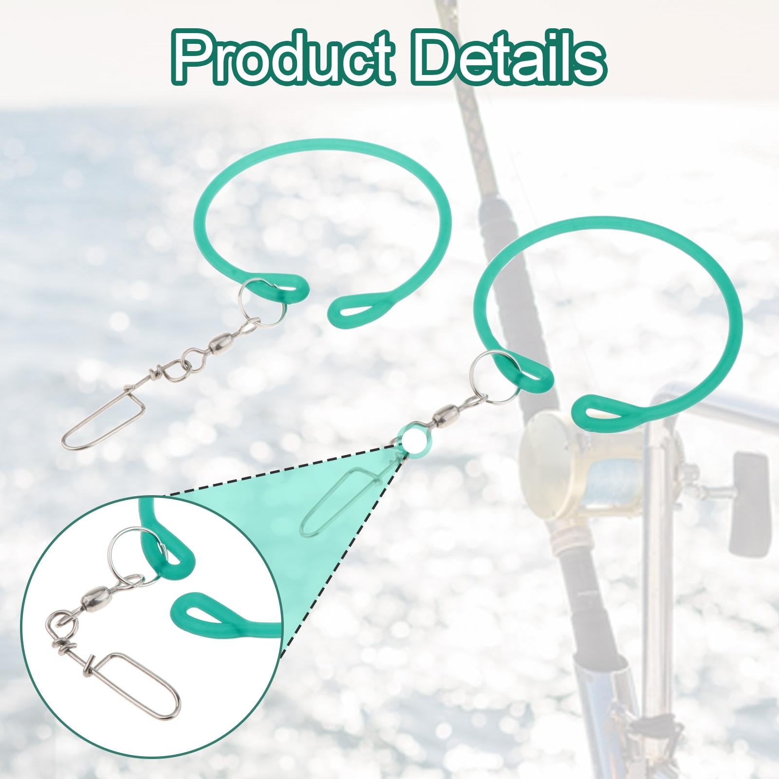 2Pcs Downrigger Weight Snubber 15 Length Trolling Snap for Fishing"