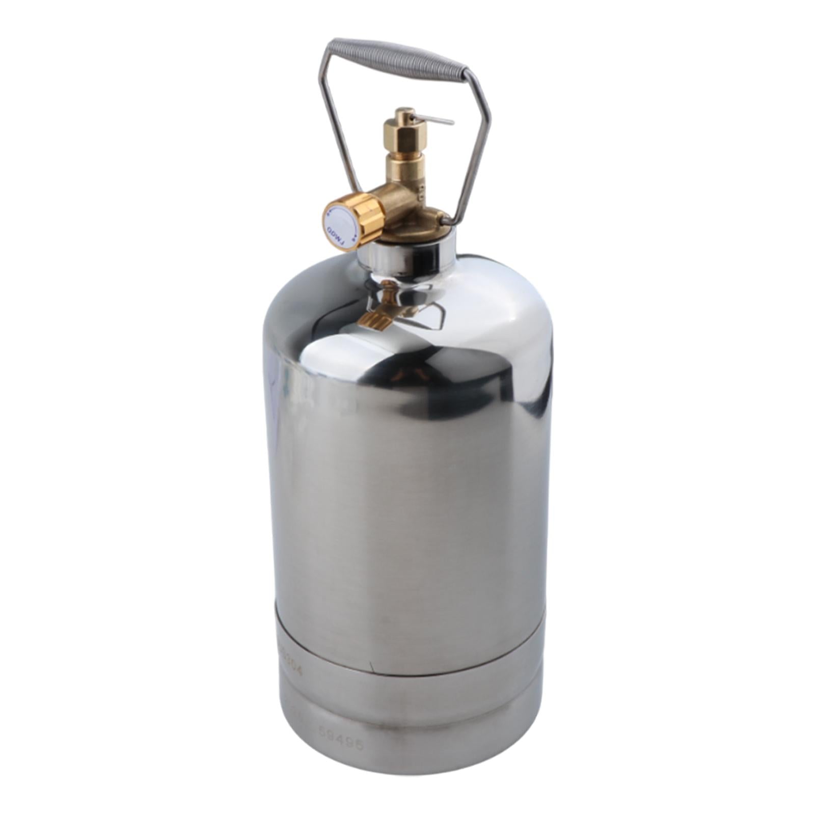 Camping Gas Tank Empty Refillable Portable for Gas Burner Hiking Backpacking 1.5L