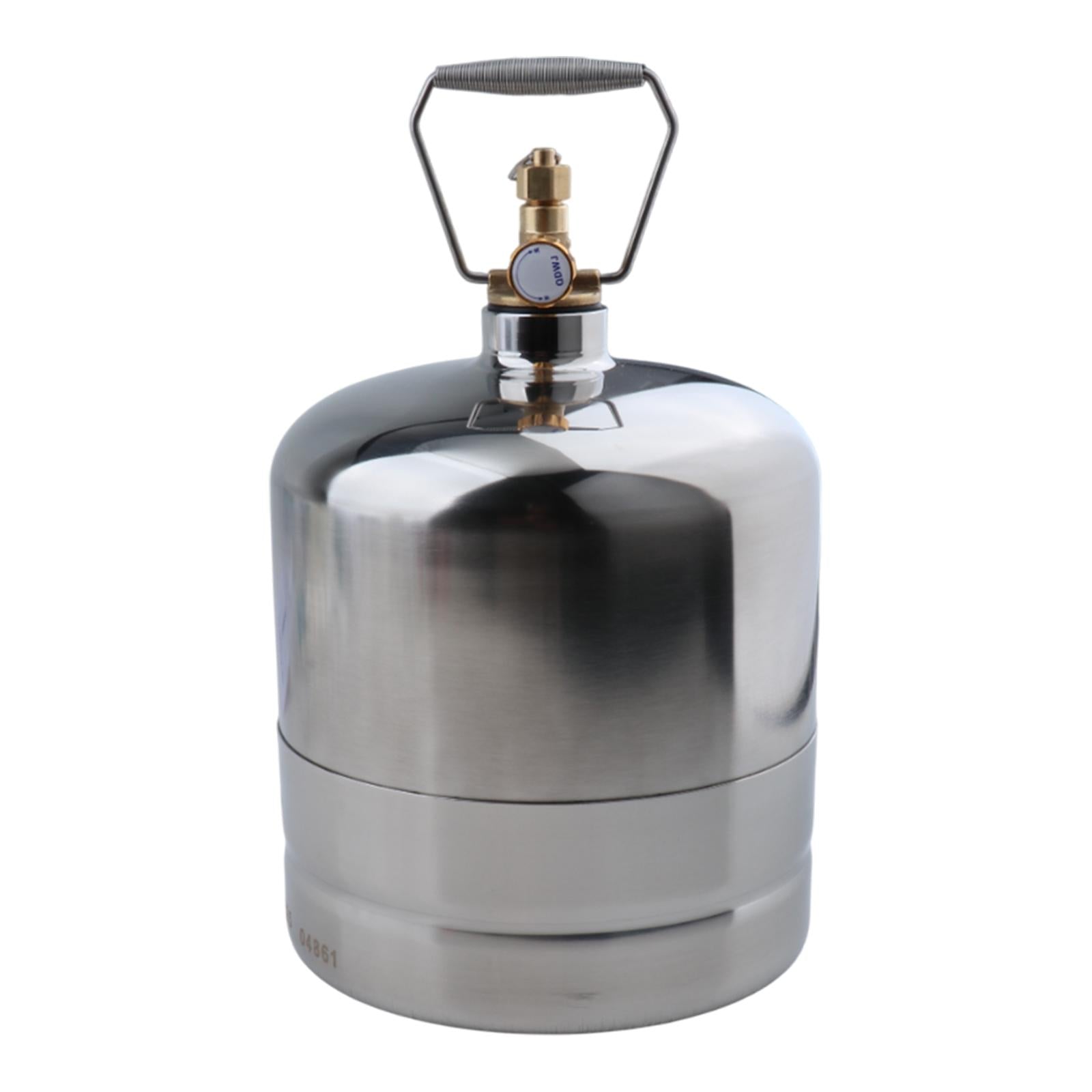 Camping Gas Tank Empty Refillable Portable for Gas Burner Hiking Backpacking 3L