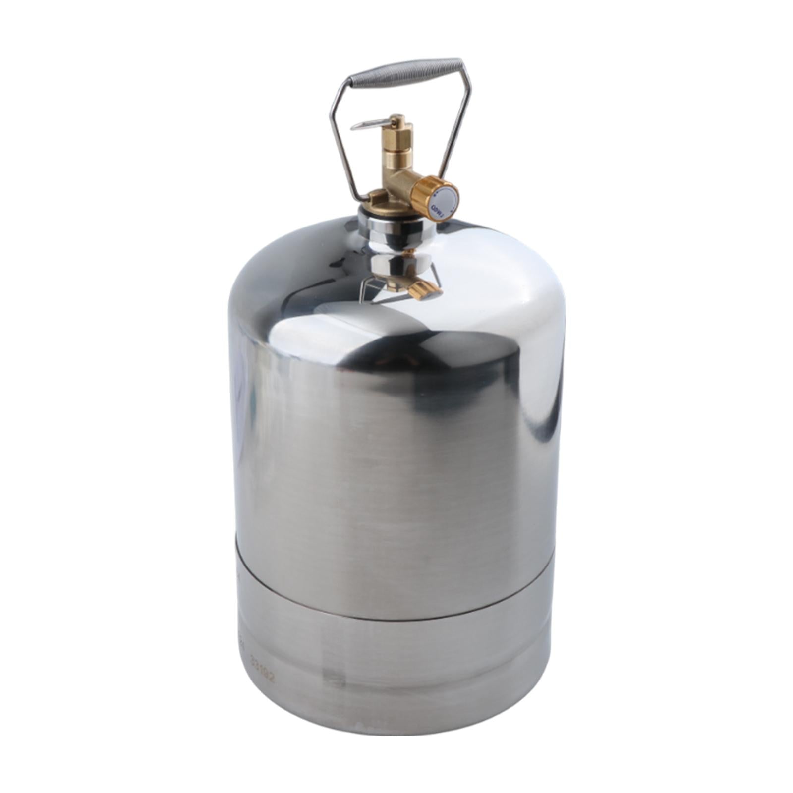 Camping Gas Tank Empty Refillable Portable for Gas Burner Hiking Backpacking 4L