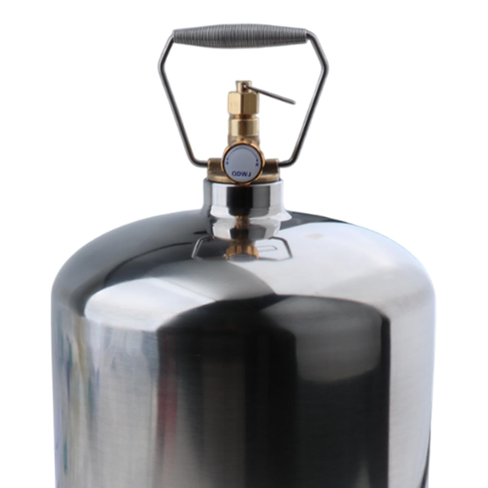 Camping Gas Tank Empty Refillable Portable for Gas Burner Hiking Backpacking 5L