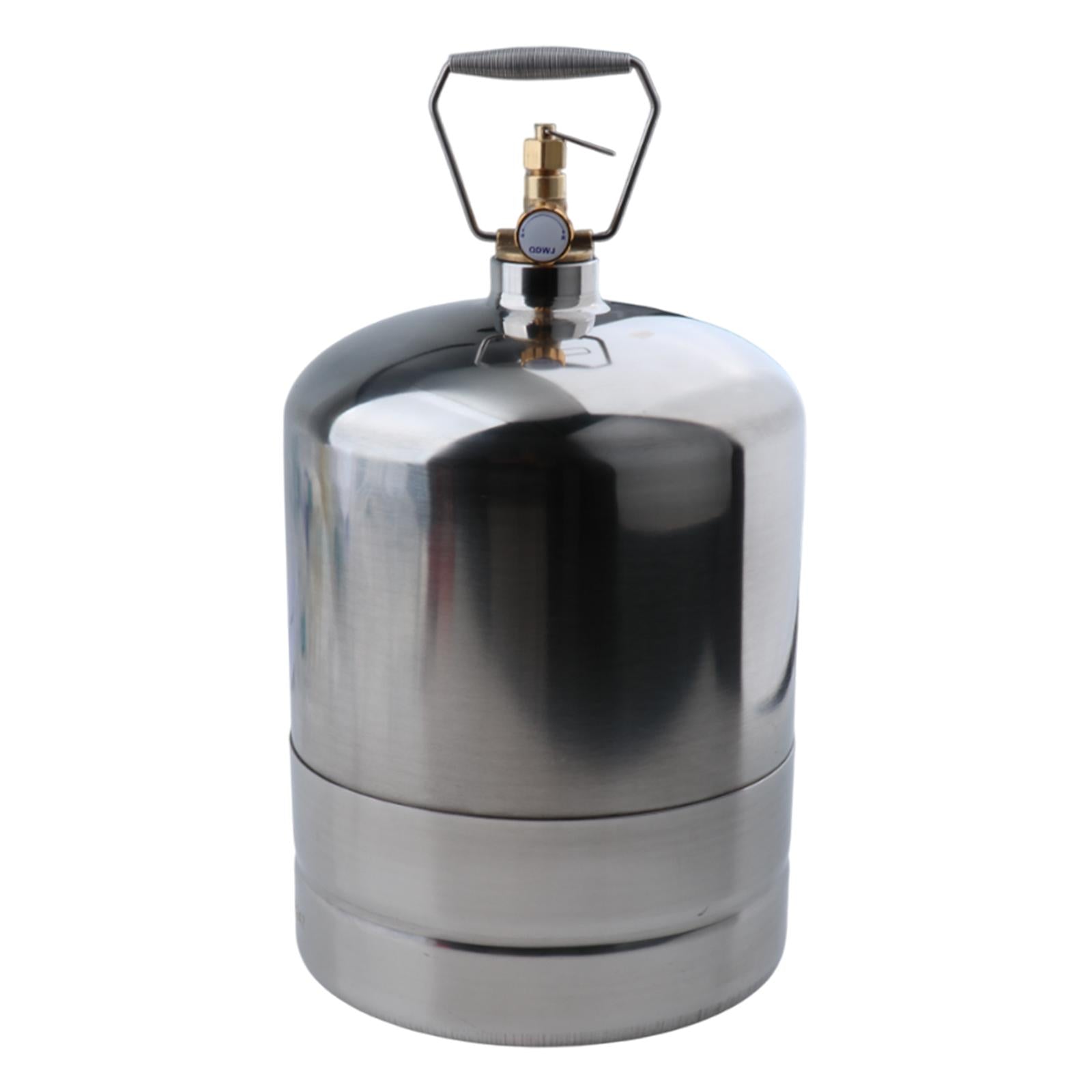 Camping Gas Tank Empty Refillable Portable for Gas Burner Hiking Backpacking 5L