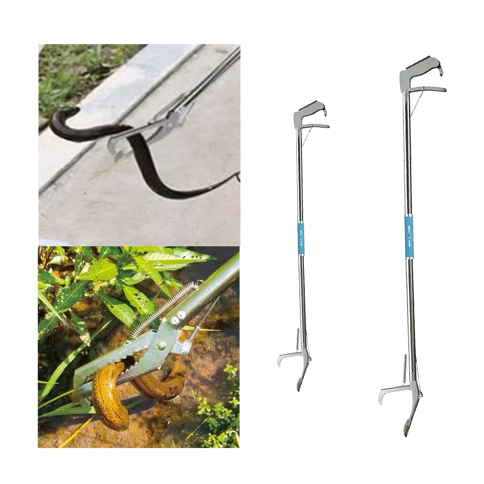 Snake Grabber Portable Non Slip Wide Jaw Outdoor Foldable Beach Trash Picker 1.2m