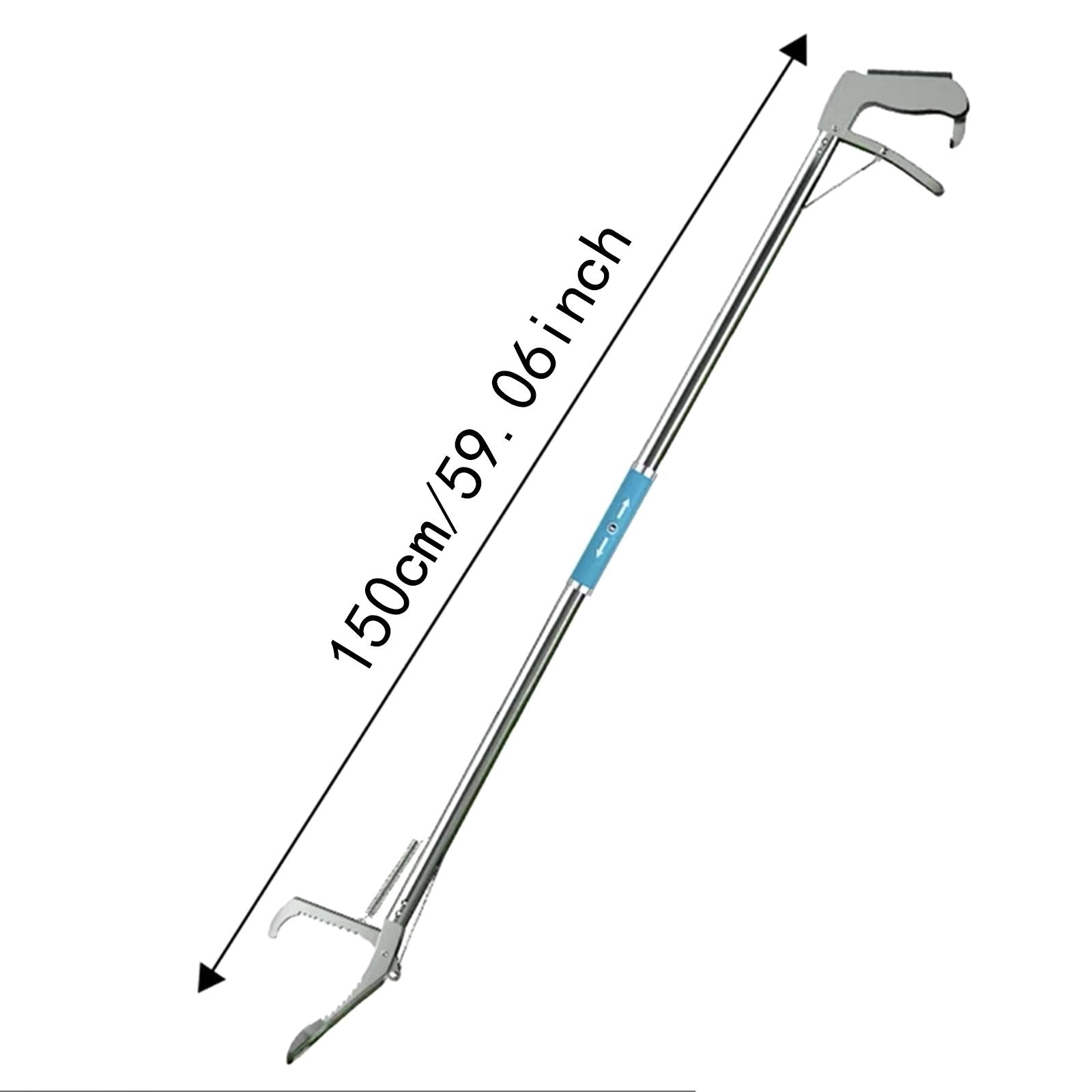 Snake Grabber Portable Non Slip Wide Jaw Outdoor Foldable Beach Trash Picker 1.5m