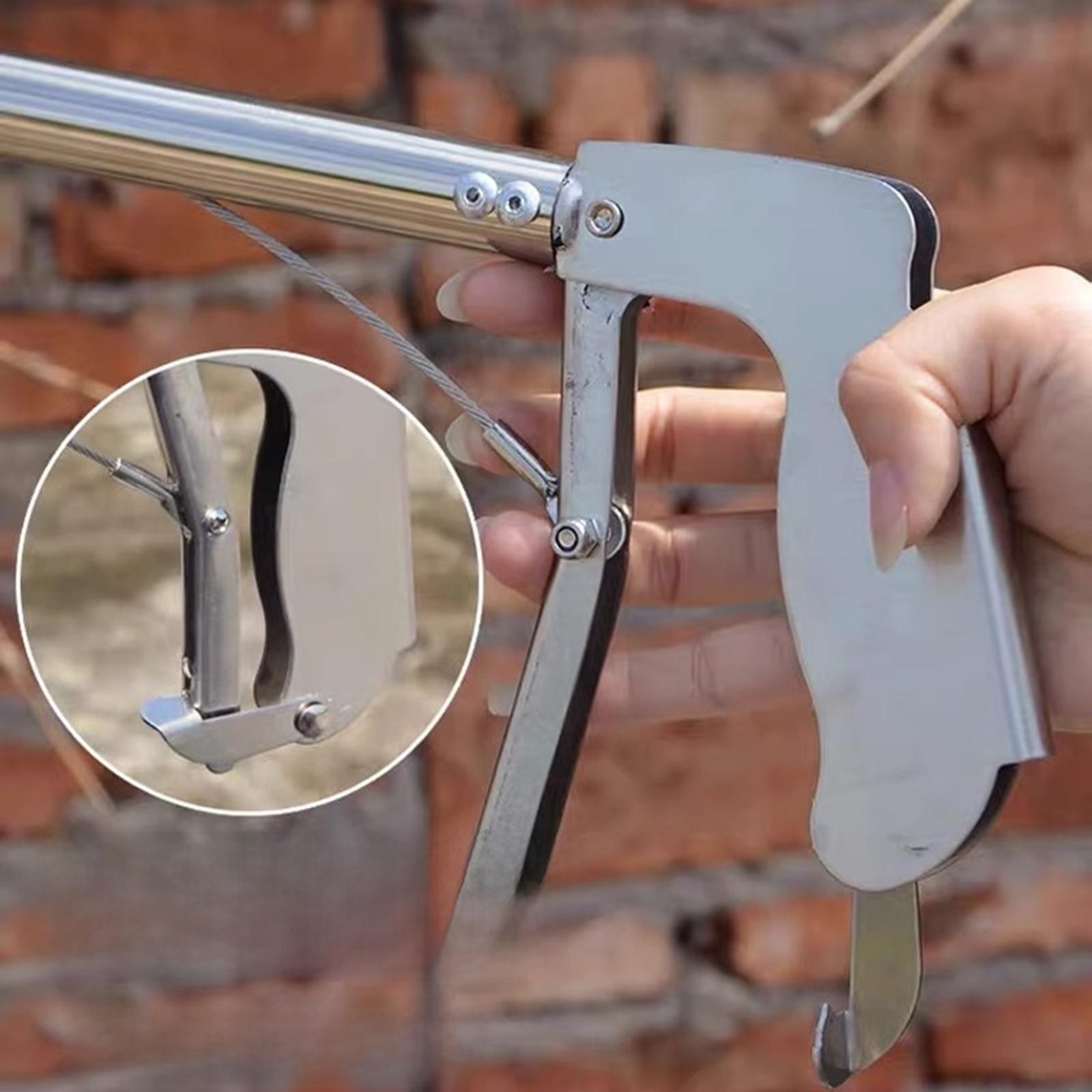 Snake Grabber Portable Non Slip Wide Jaw Outdoor Foldable Beach Trash Picker 1.5m