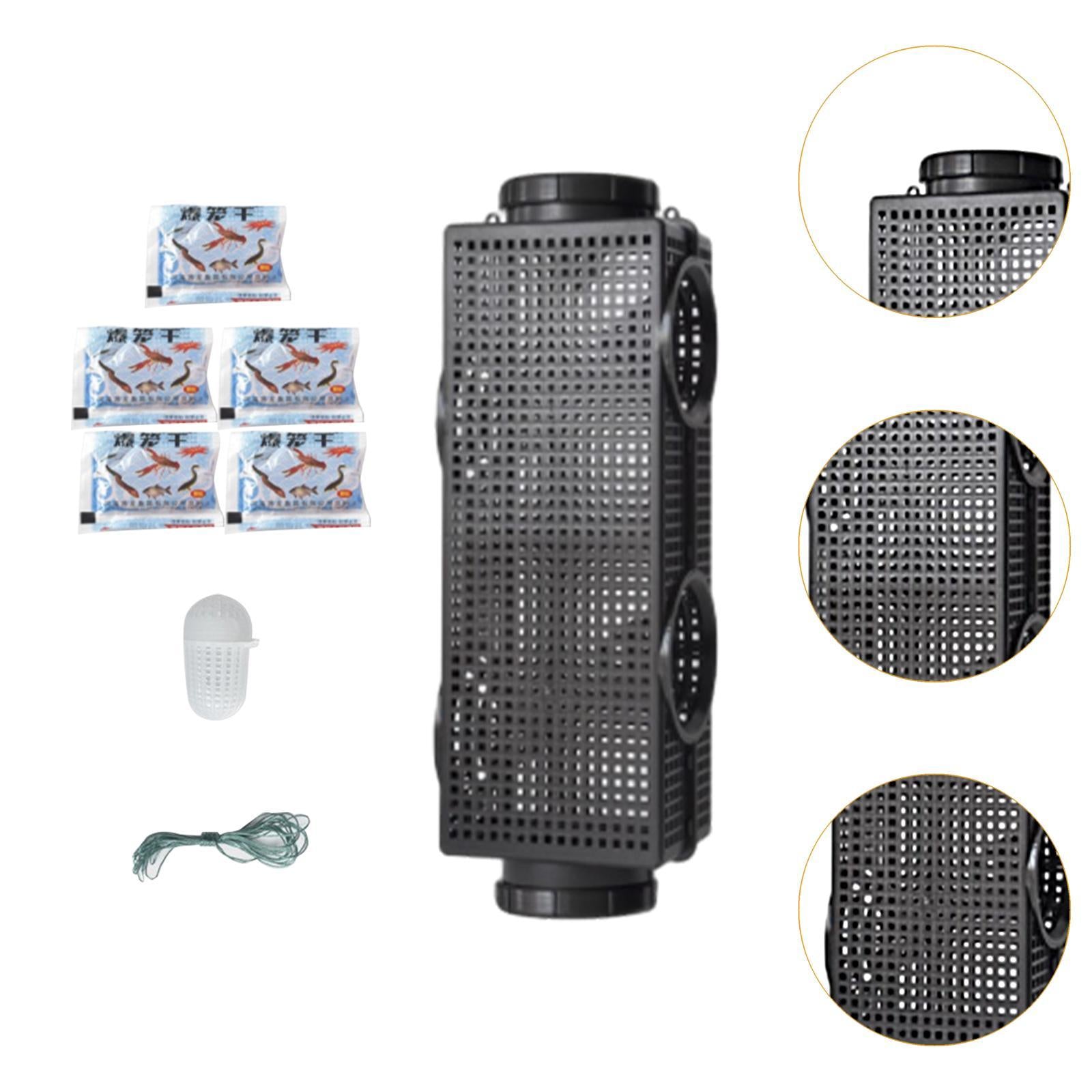 Fishing Cage Portable Cage Outdoor Eel Catcher for Minnow Herring Prawn