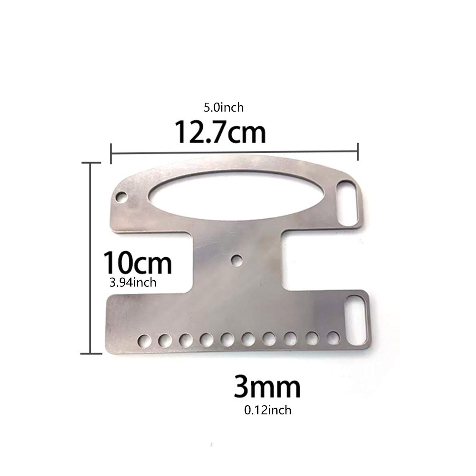 Stainless Steel Fishing Line Winder Versatile Sturdy Rust Resistant Portable