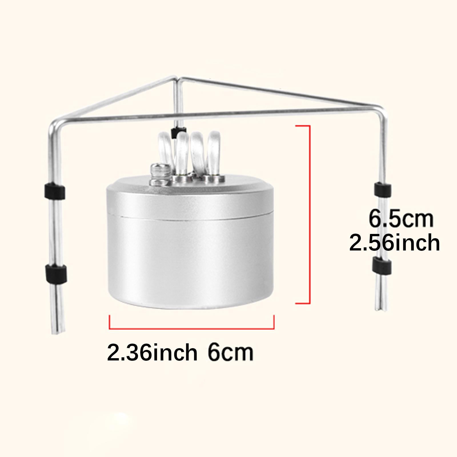 Mini Alcohol Furnace for Backpacking Alcohol Burner for Outdoor Activities BBQ with bracket