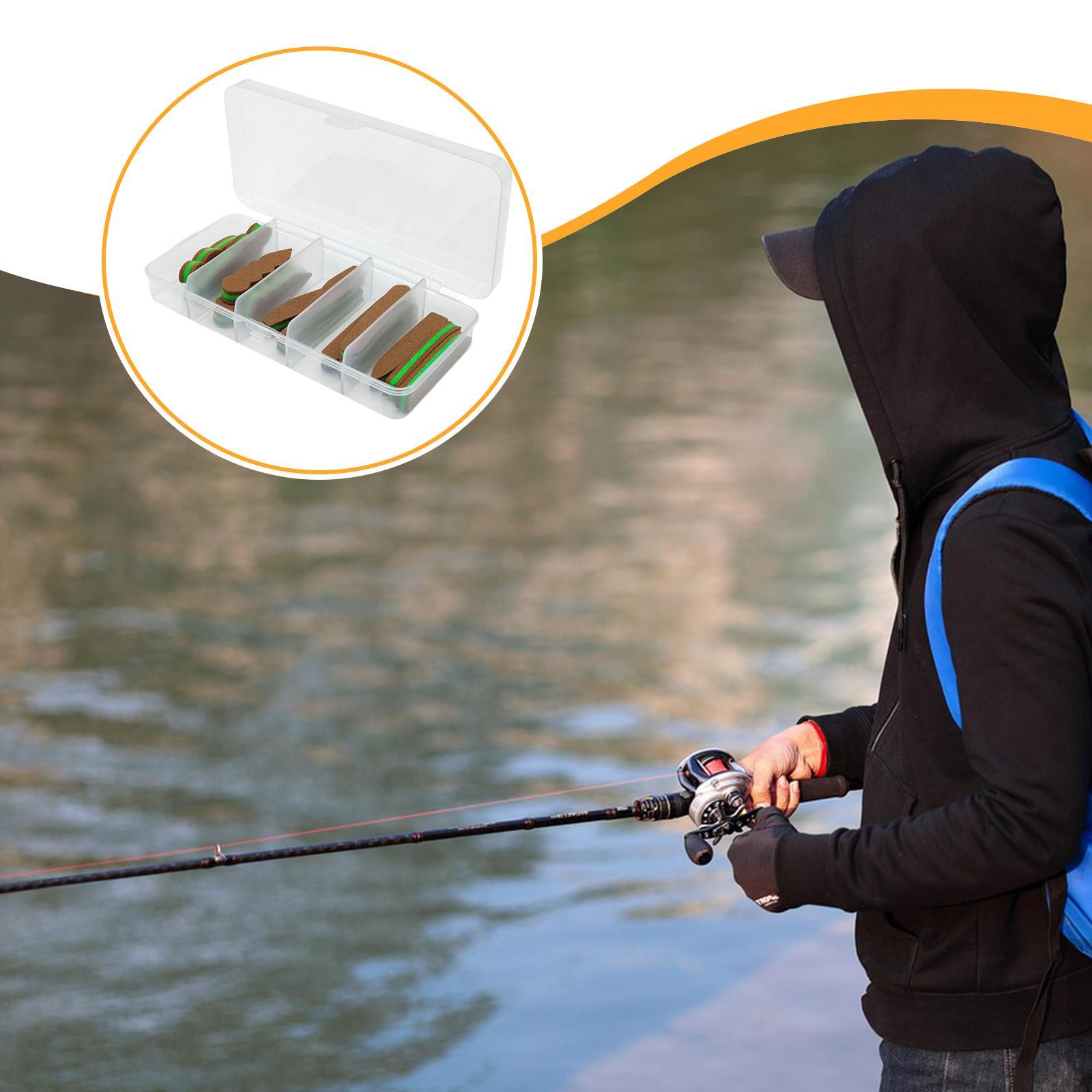 15Pcs Fly Tying Foam Bodies 5 Types Beginner Professionals DIY Fishing Lures Green Brown
