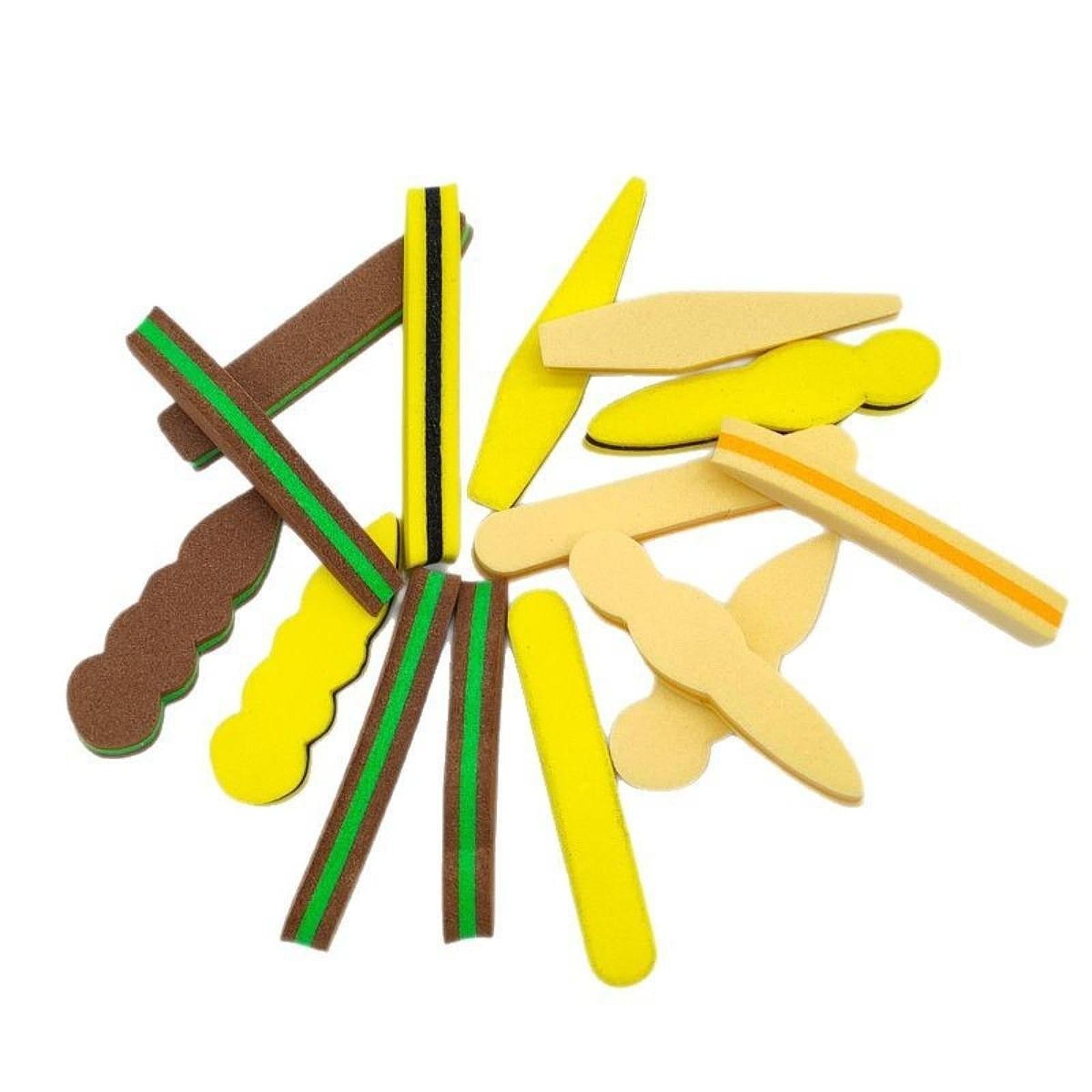 15Pcs Fly Tying Foam Bodies 5 Types Beginner Professionals DIY Fishing Lures Yellow Black