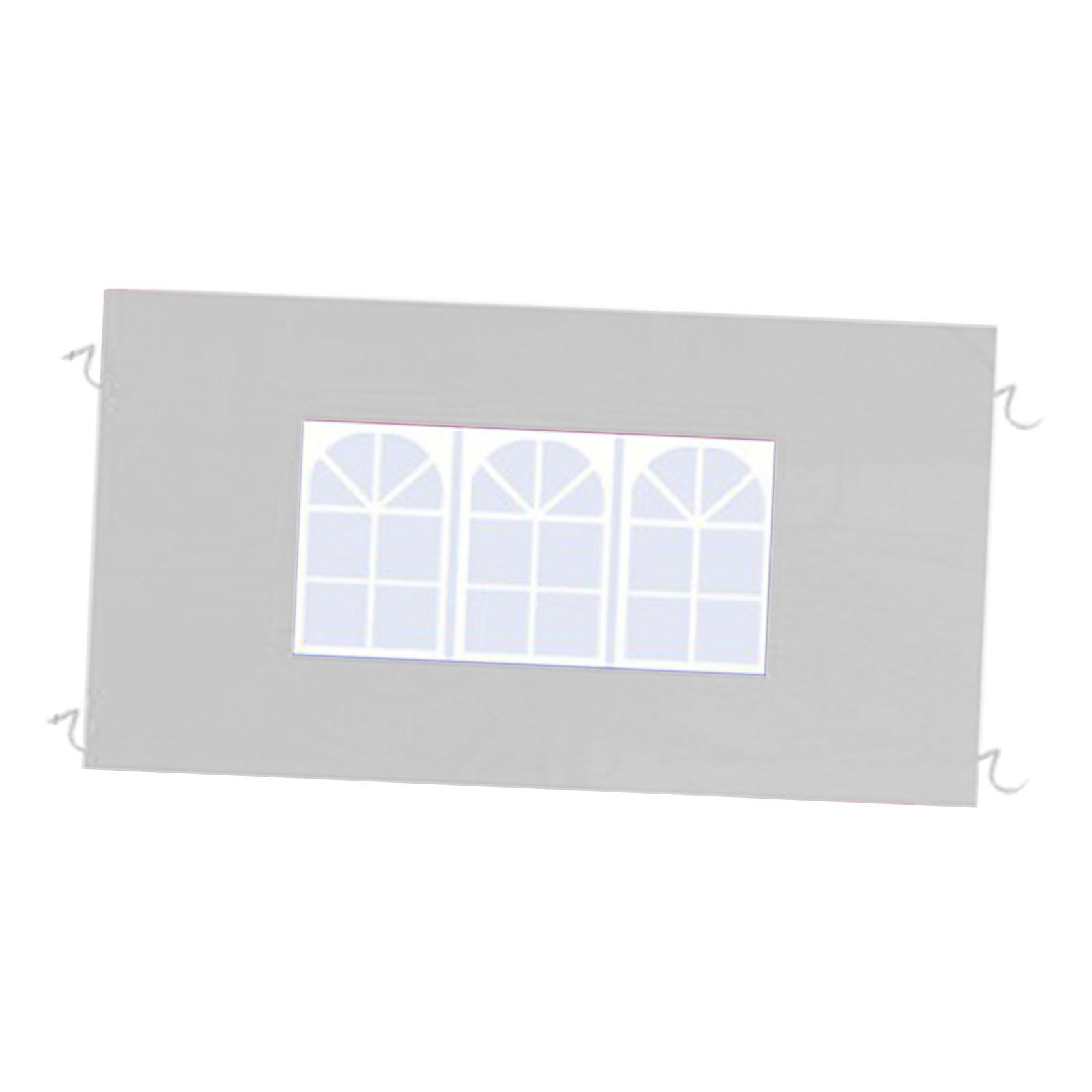 Side Wall Panel Portable Replacement Tent Sidewall for Sunshade Awning Patio White