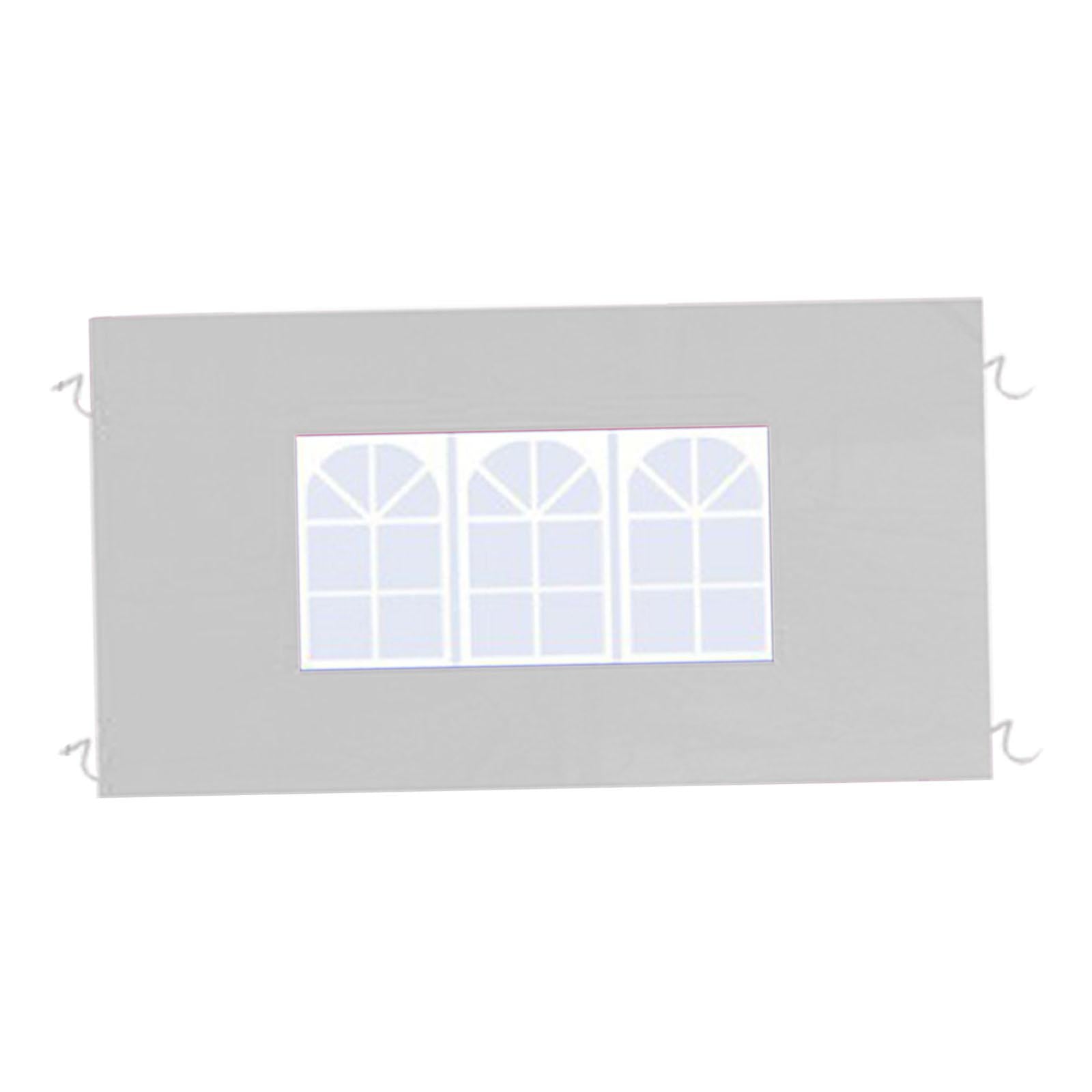 Side Wall Panel Portable Replacement Tent Sidewall for Sunshade Awning Patio White