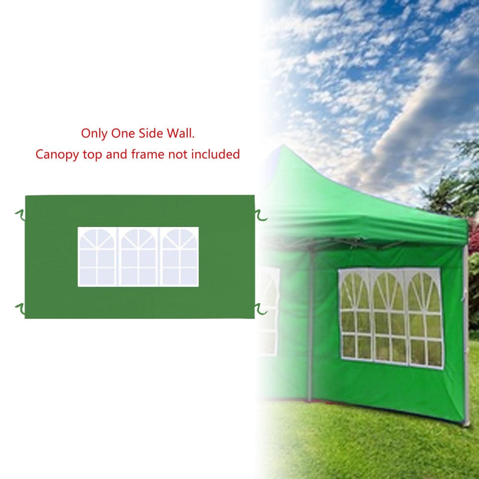 Side Wall Panel Portable Replacement Tent Sidewall for Sunshade Awning Patio Green