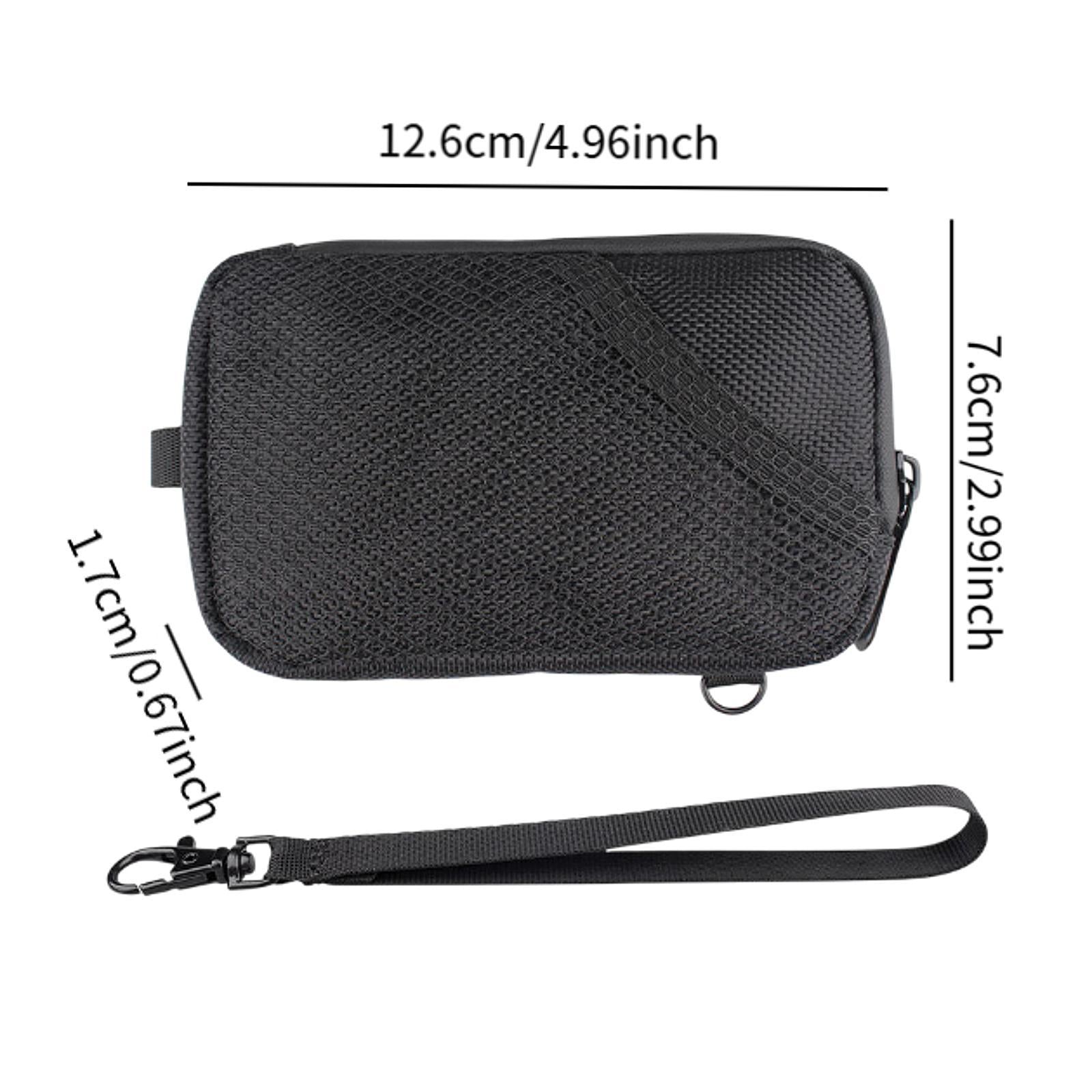 Pipe Storage Bag Large Capacity Travel Accessories Wallet for Outdoor Travel Black