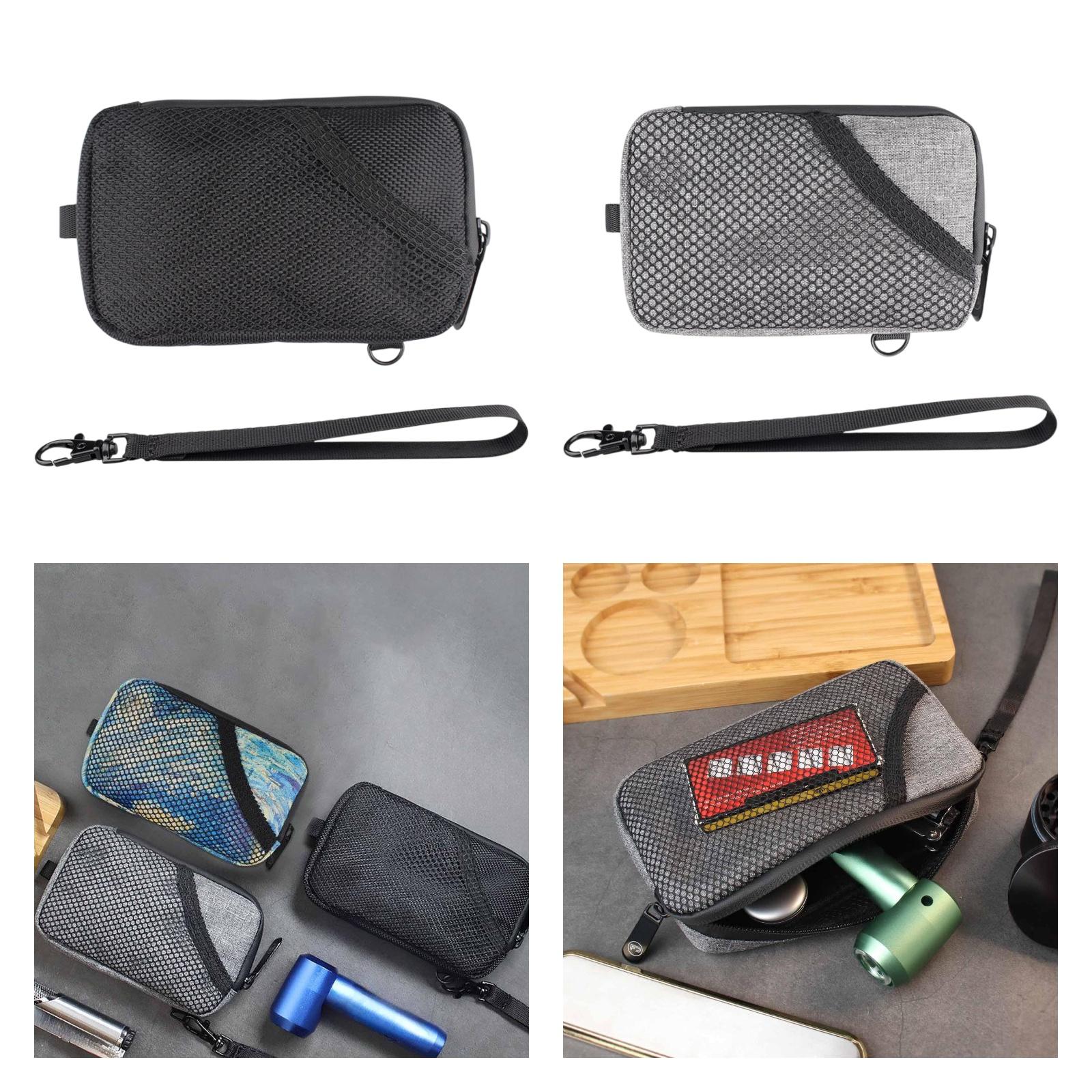 Pipe Storage Bag Large Capacity Travel Accessories Wallet for Outdoor Travel Black