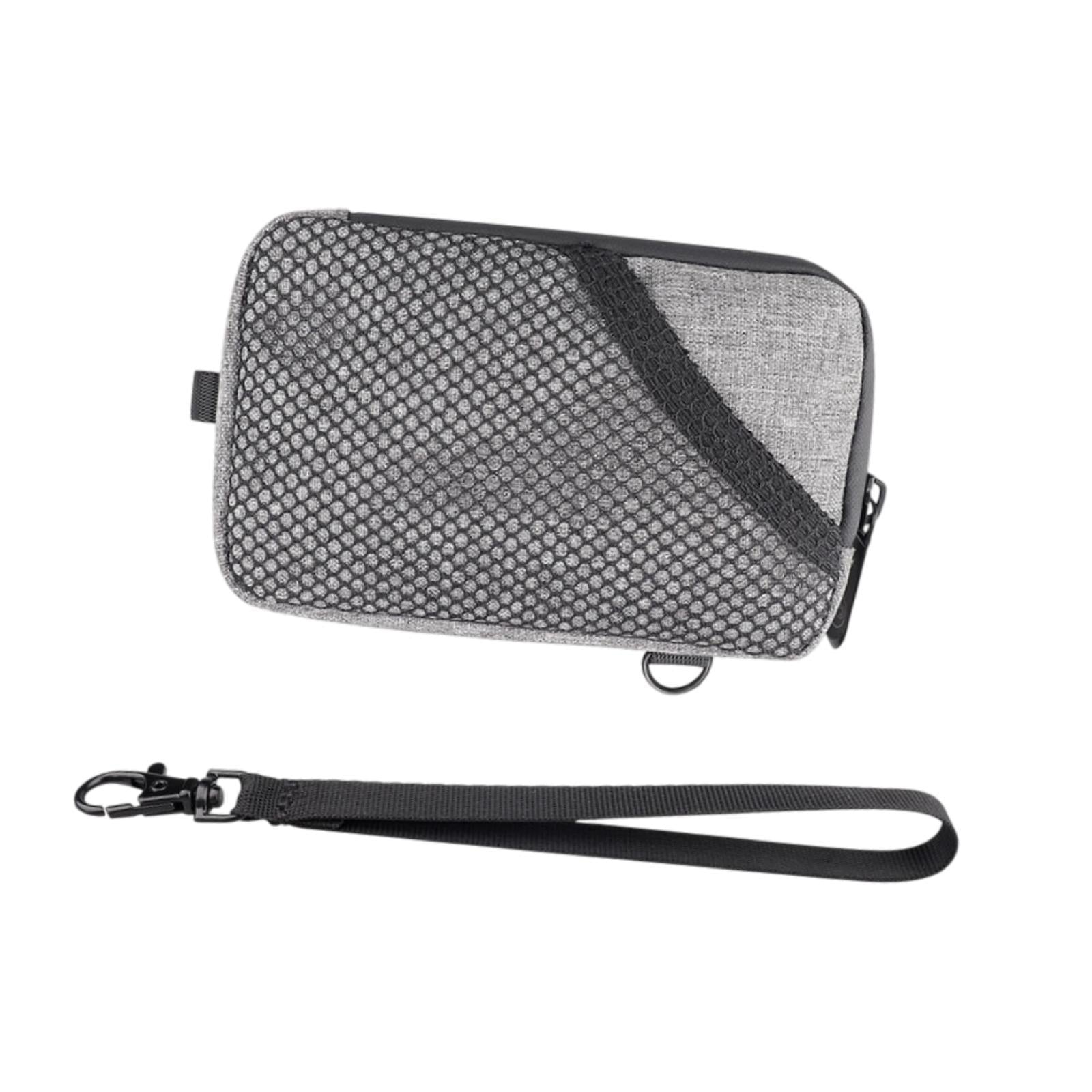 Pipe Storage Bag Large Capacity Travel Accessories Wallet for Outdoor Travel Gray