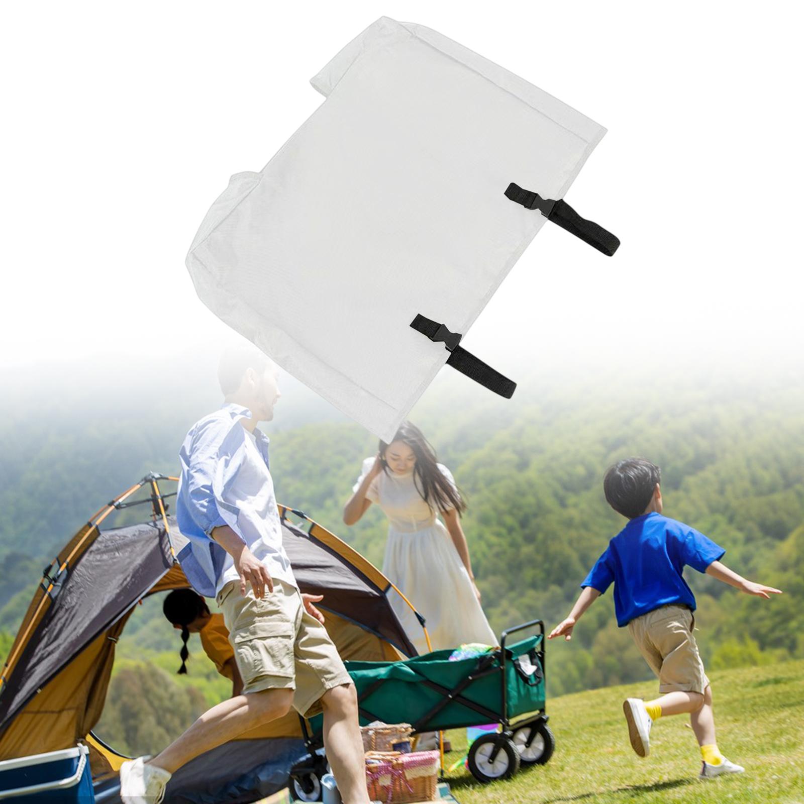Utility Wagon Cover Portable Wagon Cart Cover for Garden Accessories Outdoor White