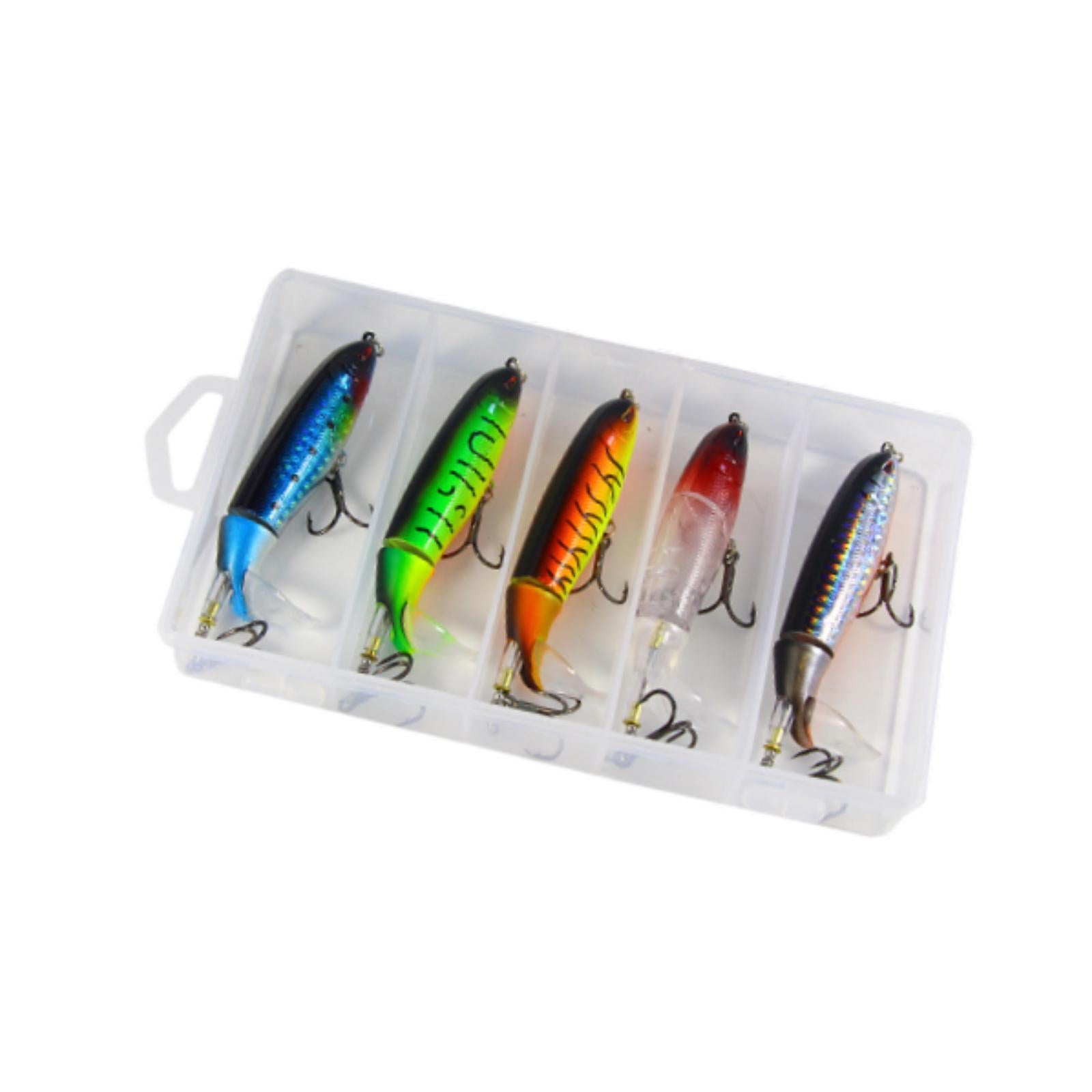 5x Fishing Lures Crankbait Hard Spinnerbaits Swimbaits for Pike Crappie Bass