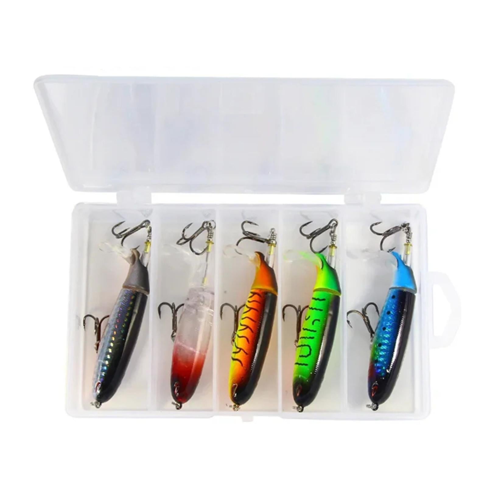 5x Fishing Lures Crankbait Hard Spinnerbaits Swimbaits for Pike Crappie Bass