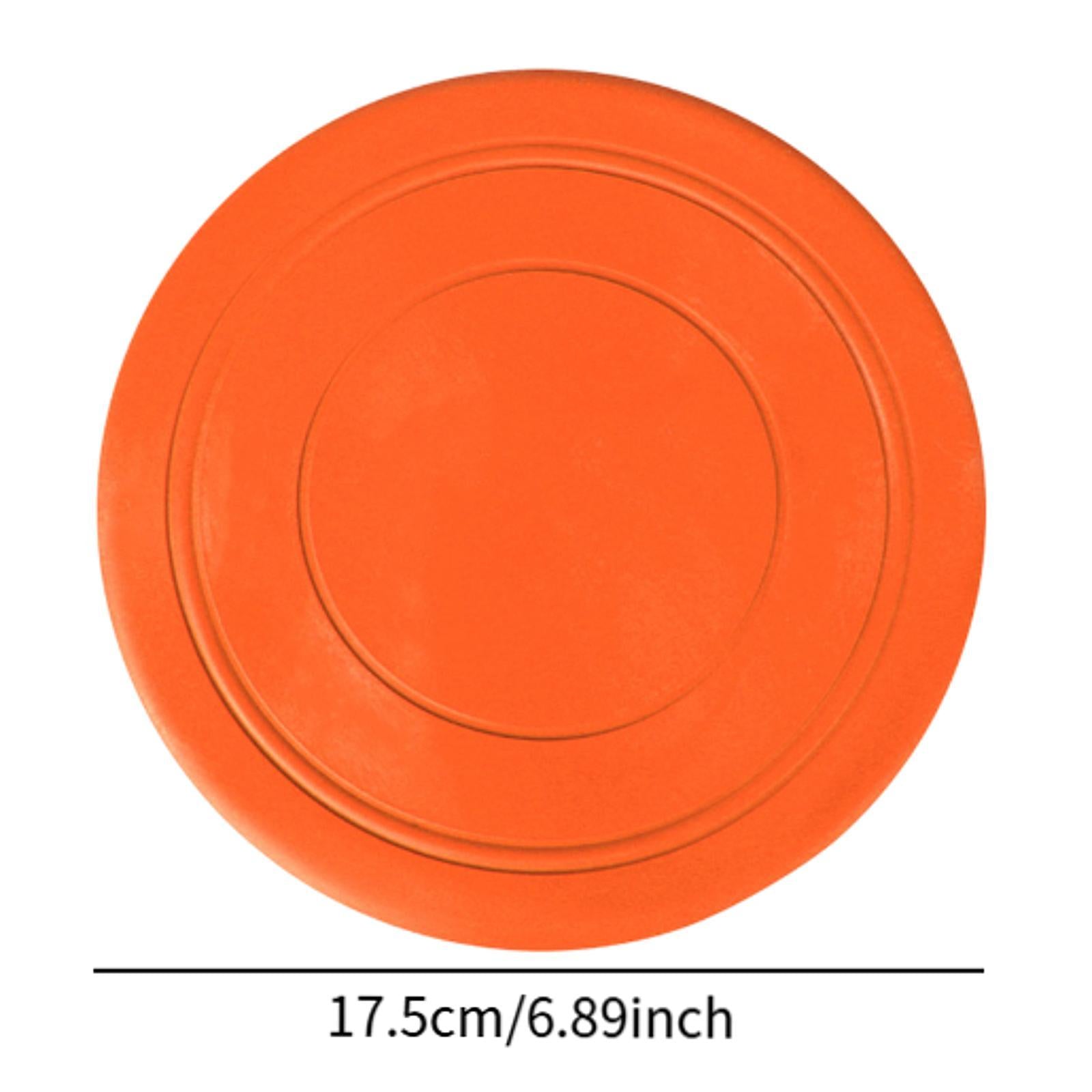 2Pcs Kids Flying Discs Outdoor Children Playing for Picnic Background Garden Orange