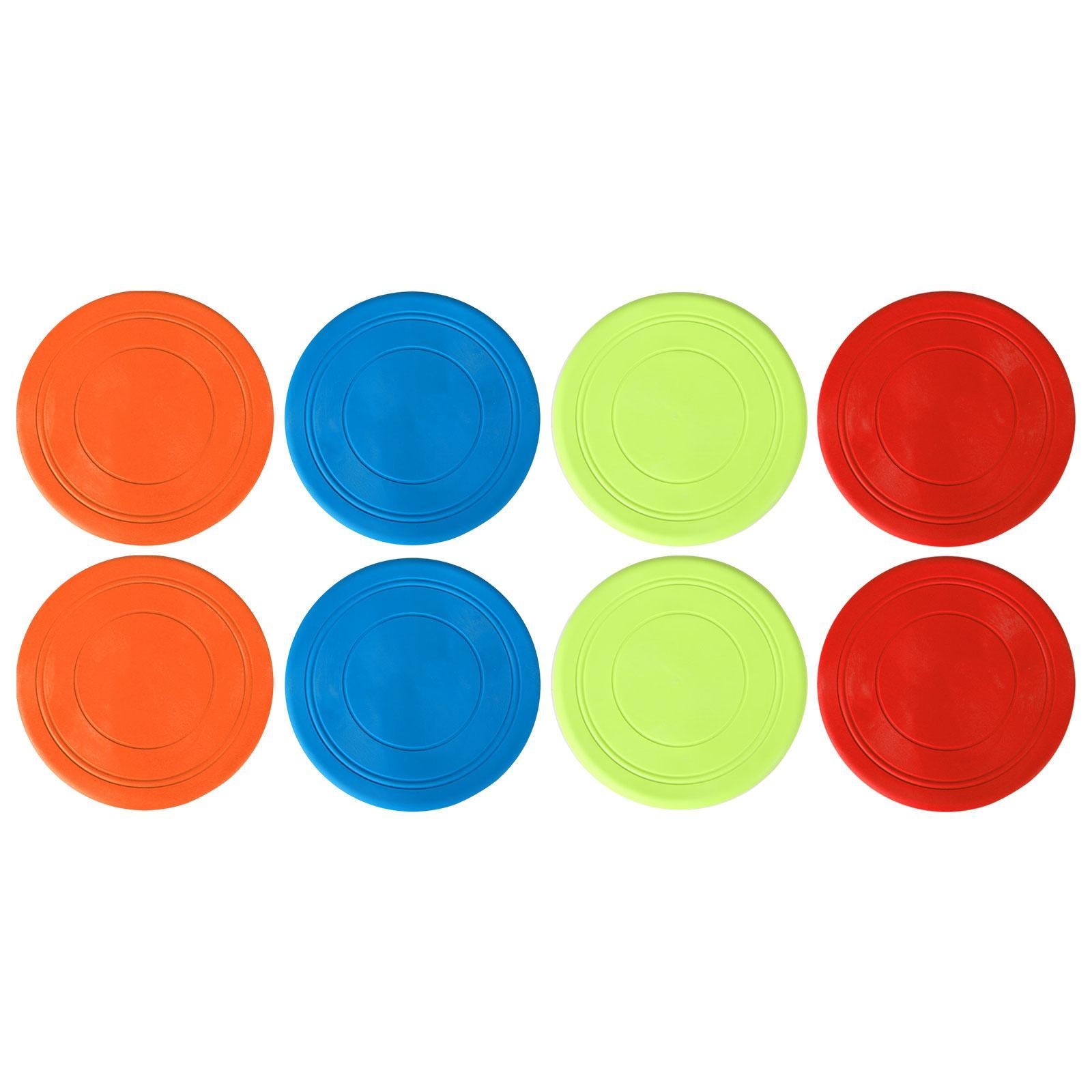 2Pcs Kids Flying Discs Outdoor Children Playing for Picnic Background Garden Orange