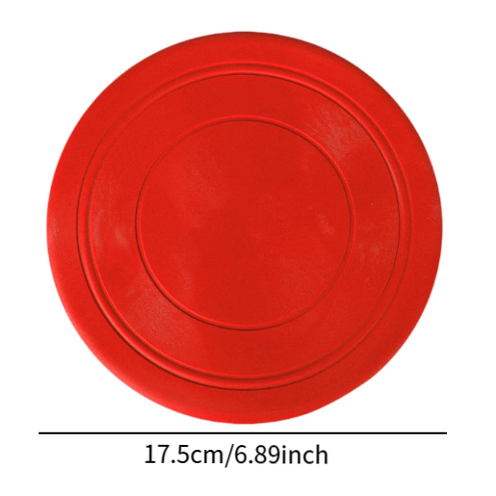2Pcs Kids Flying Discs Outdoor Children Playing for Picnic Background Garden Red