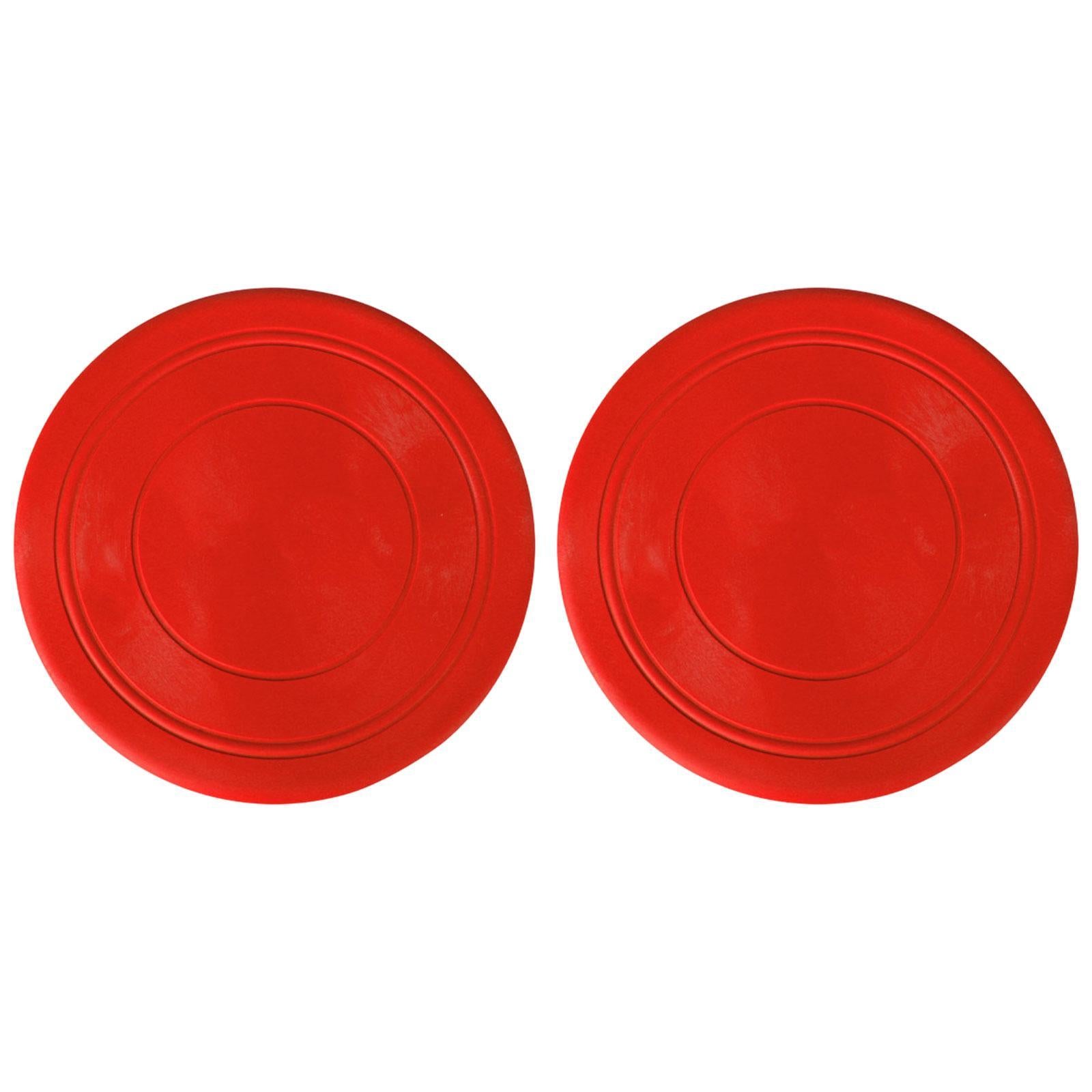 2Pcs Kids Flying Discs Outdoor Children Playing for Picnic Background Garden Red