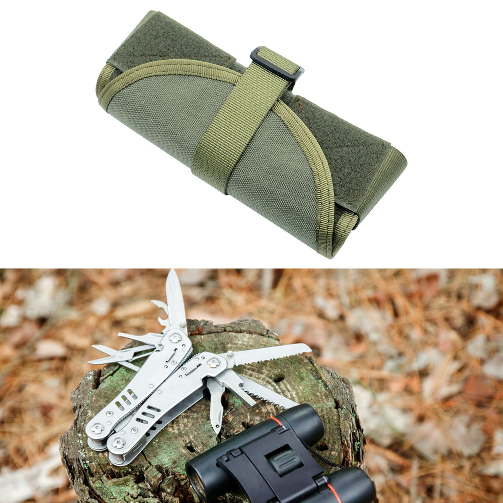Garden Gear Storage Roll Bag Outdoor Tool Roll for Pliers Garden Garden Green