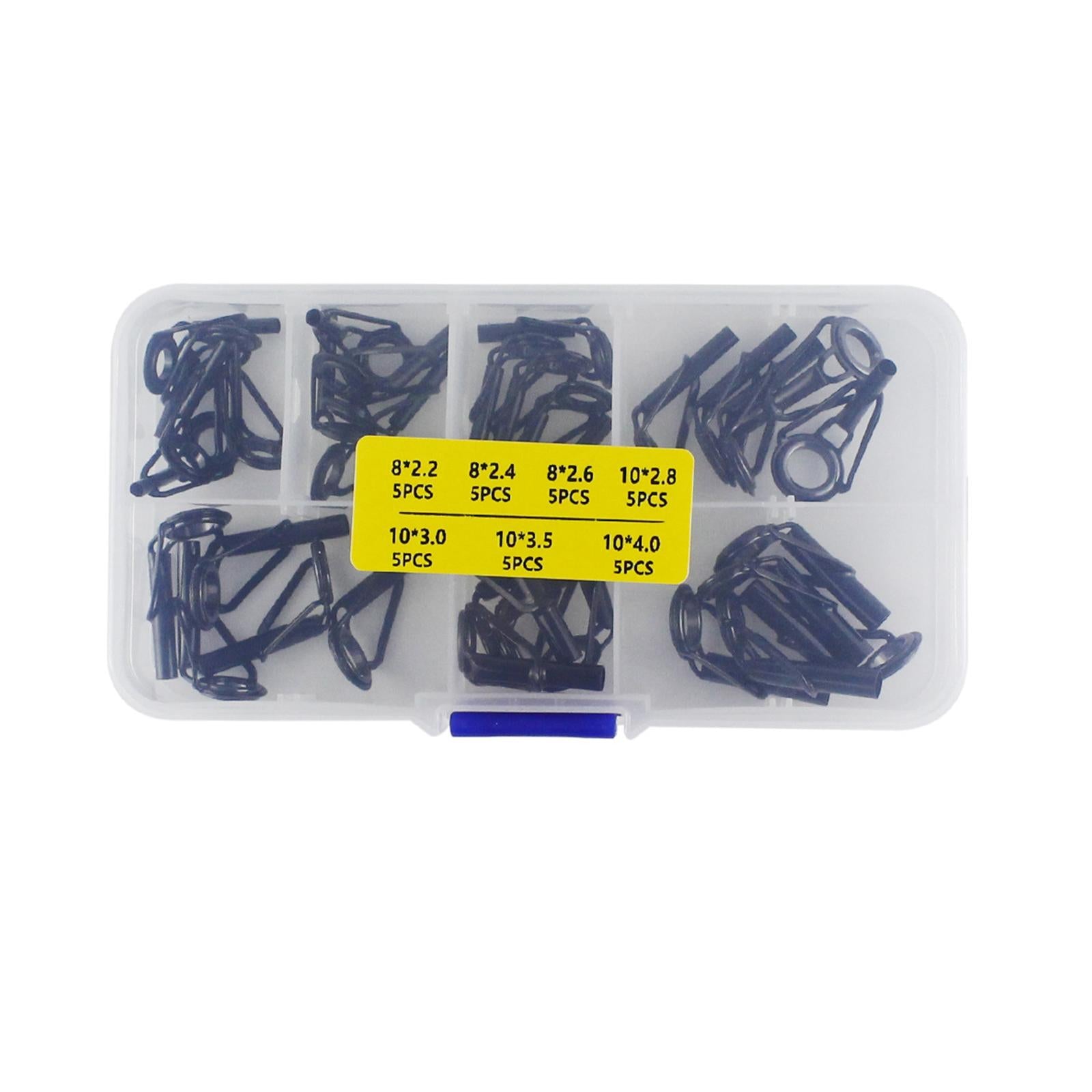 35 Pieces Fishing Rod Tips Repair Kit Heavy Duty for Lover Boys Professional