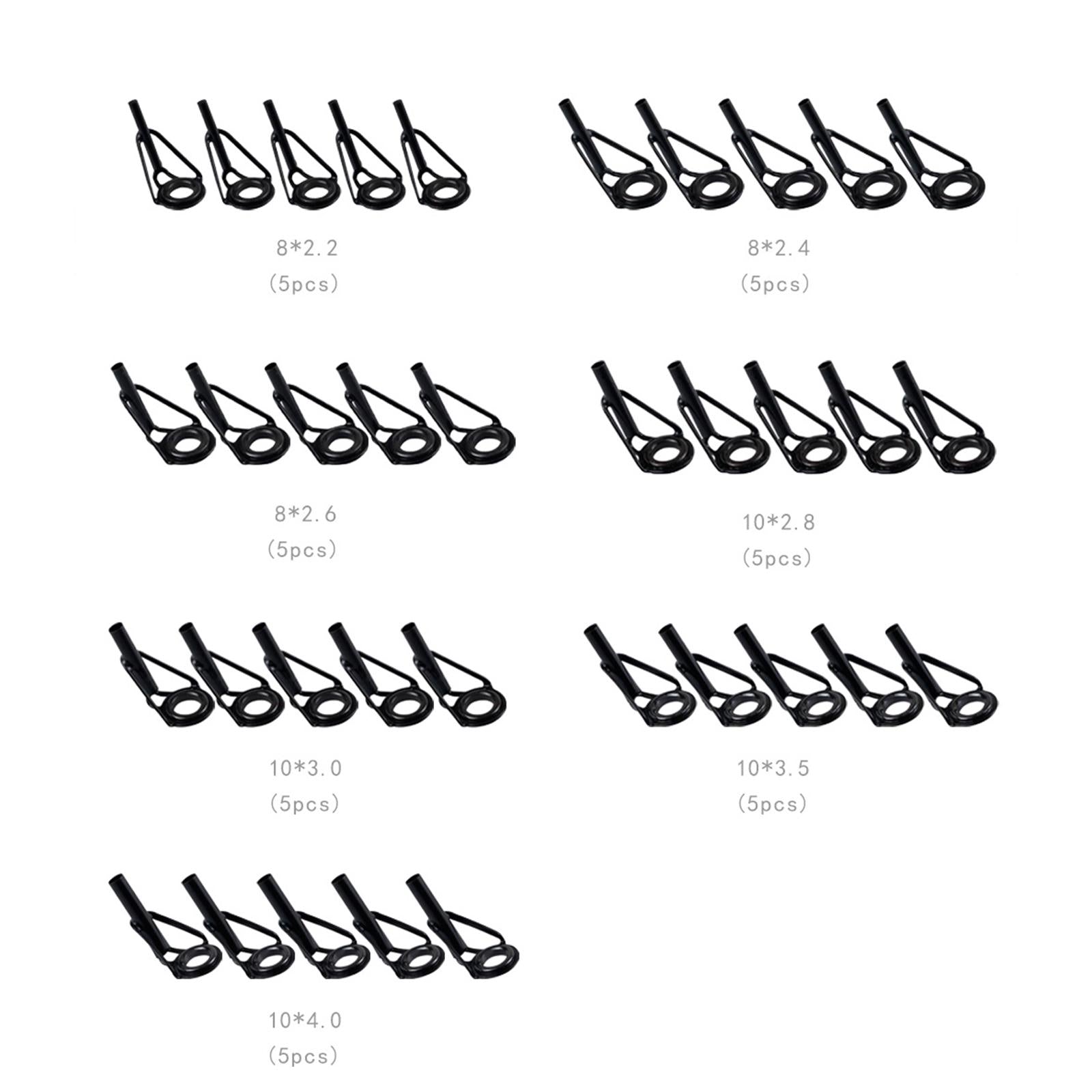 35 Pieces Fishing Rod Tips Repair Kit Heavy Duty for Lover Boys Professional