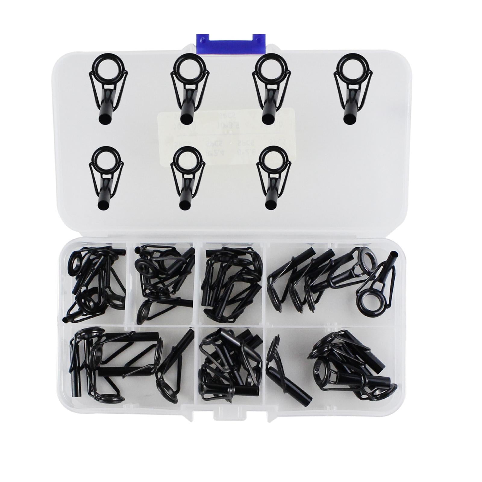 35 Pieces Fishing Rod Tips Repair Kit Heavy Duty for Lover Boys Professional
