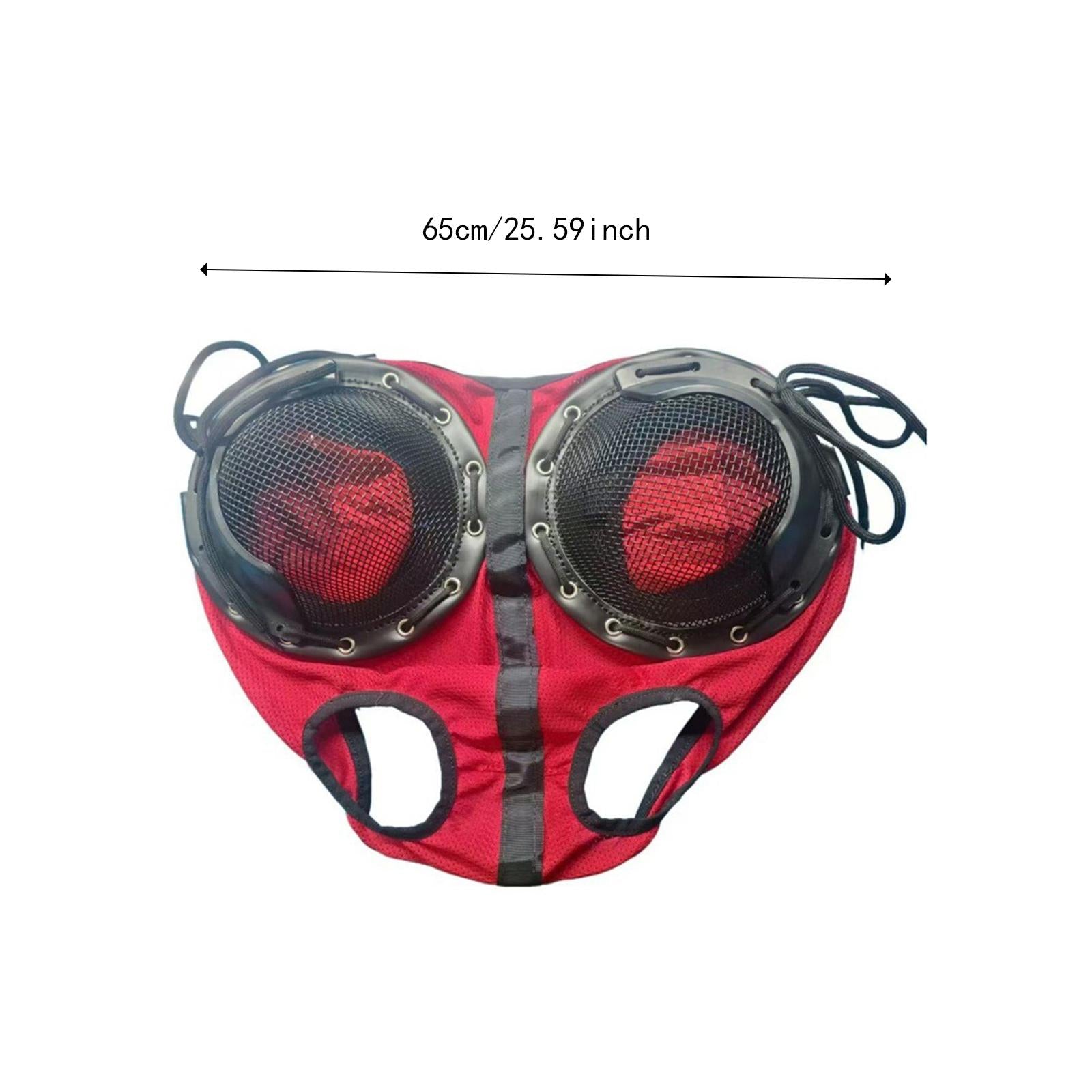 Horse Riding Glasses Professional Reduce Visual Interference Horse Eye Cover Red