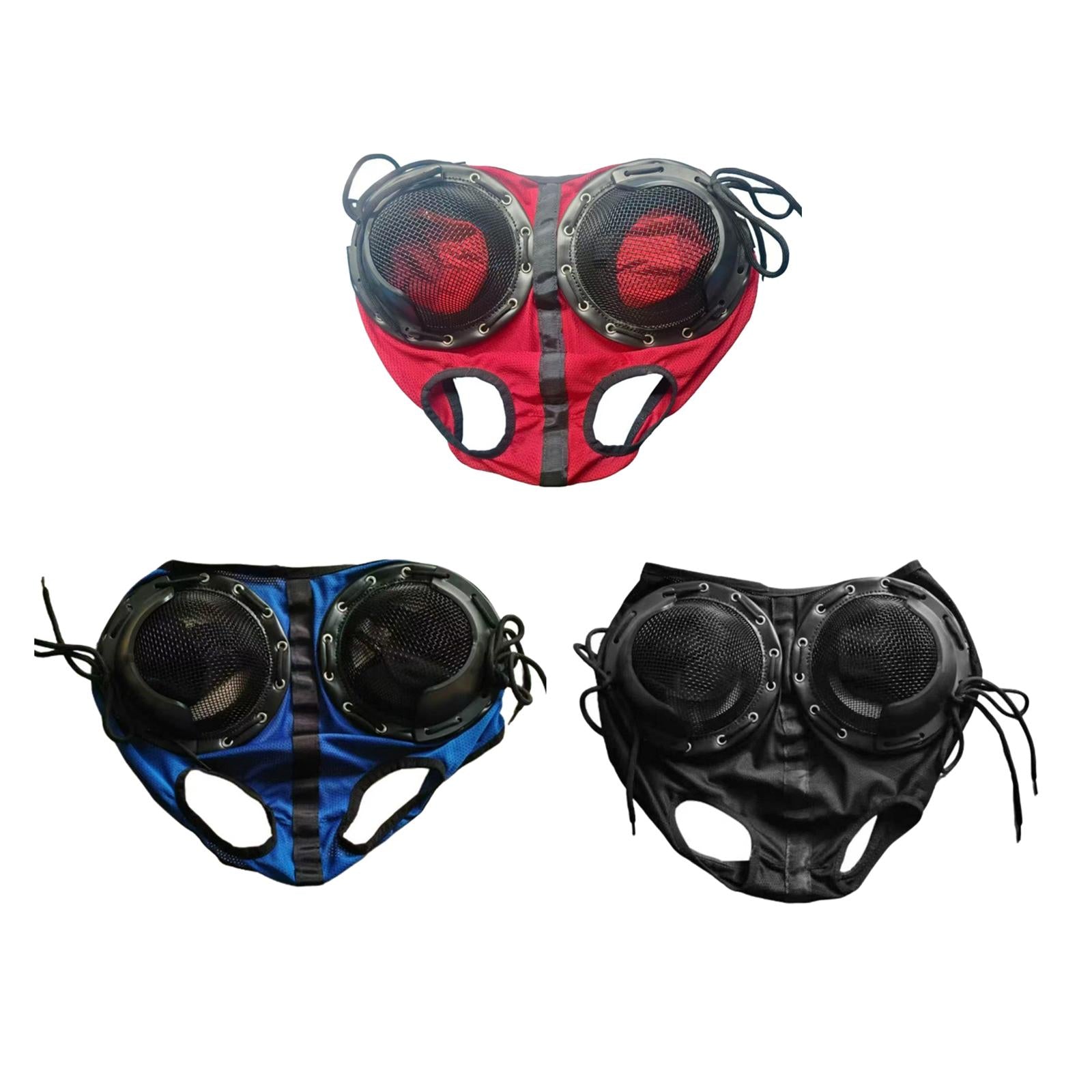 Horse Riding Glasses Professional Reduce Visual Interference Horse Eye Cover Red